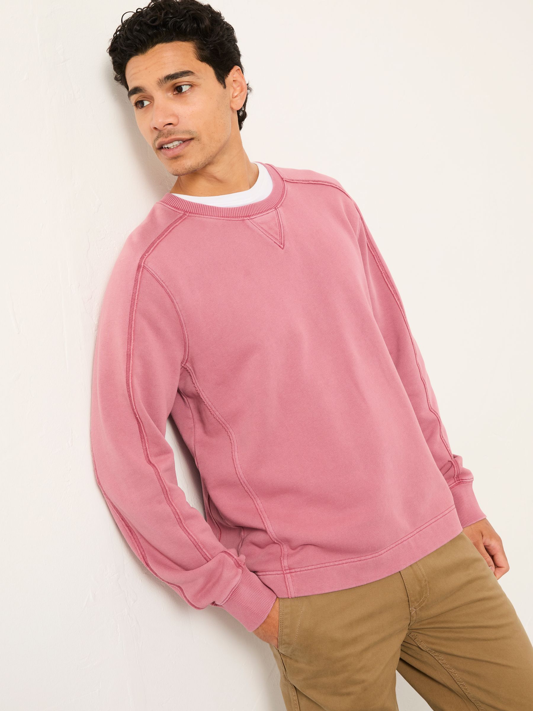 Otterton Heather Purple Crew Neck Sweatshirt | FatFace