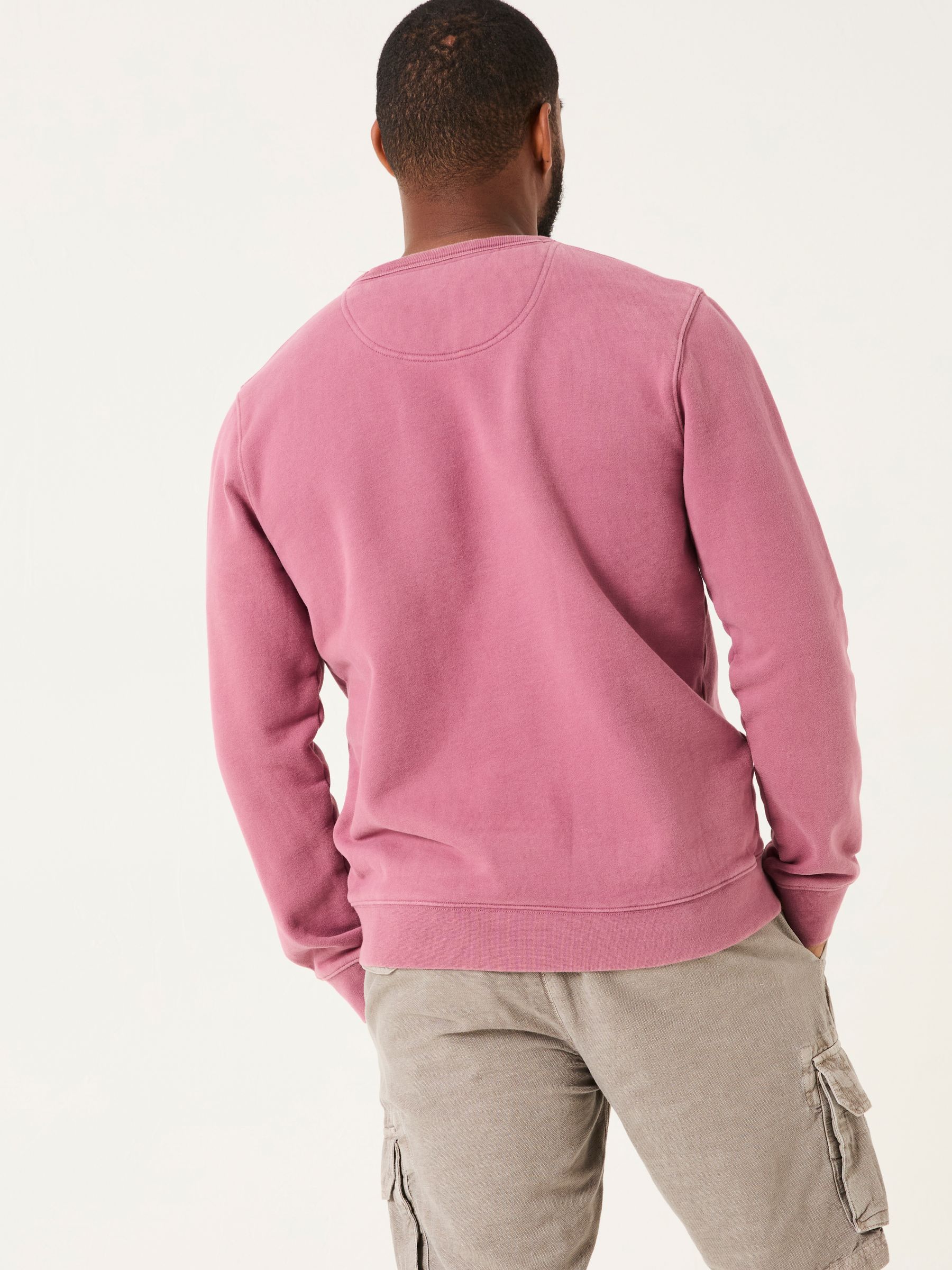Otterton Heather Purple Crew Neck Sweatshirt - Image 2 of 5