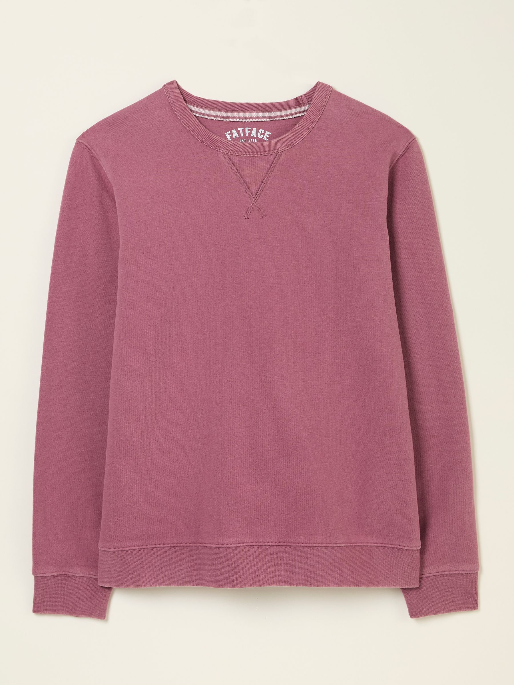 Otterton Heather Purple Crew Neck Sweatshirt - Image 5 of 5