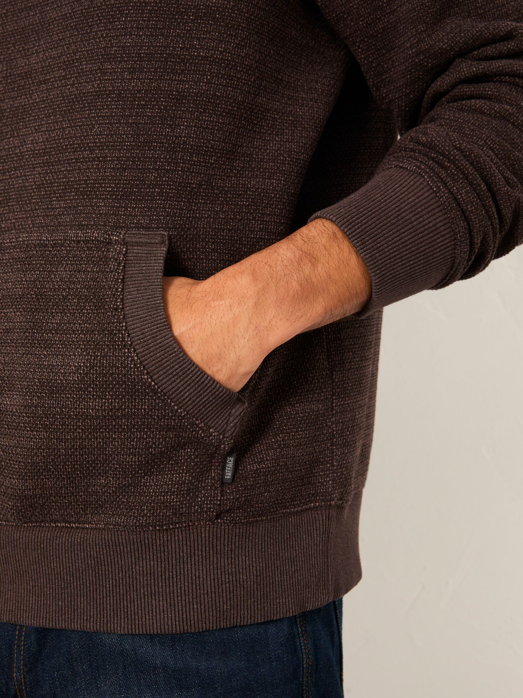 Austin Chocolate Brown Hoody - Image 4 of 6