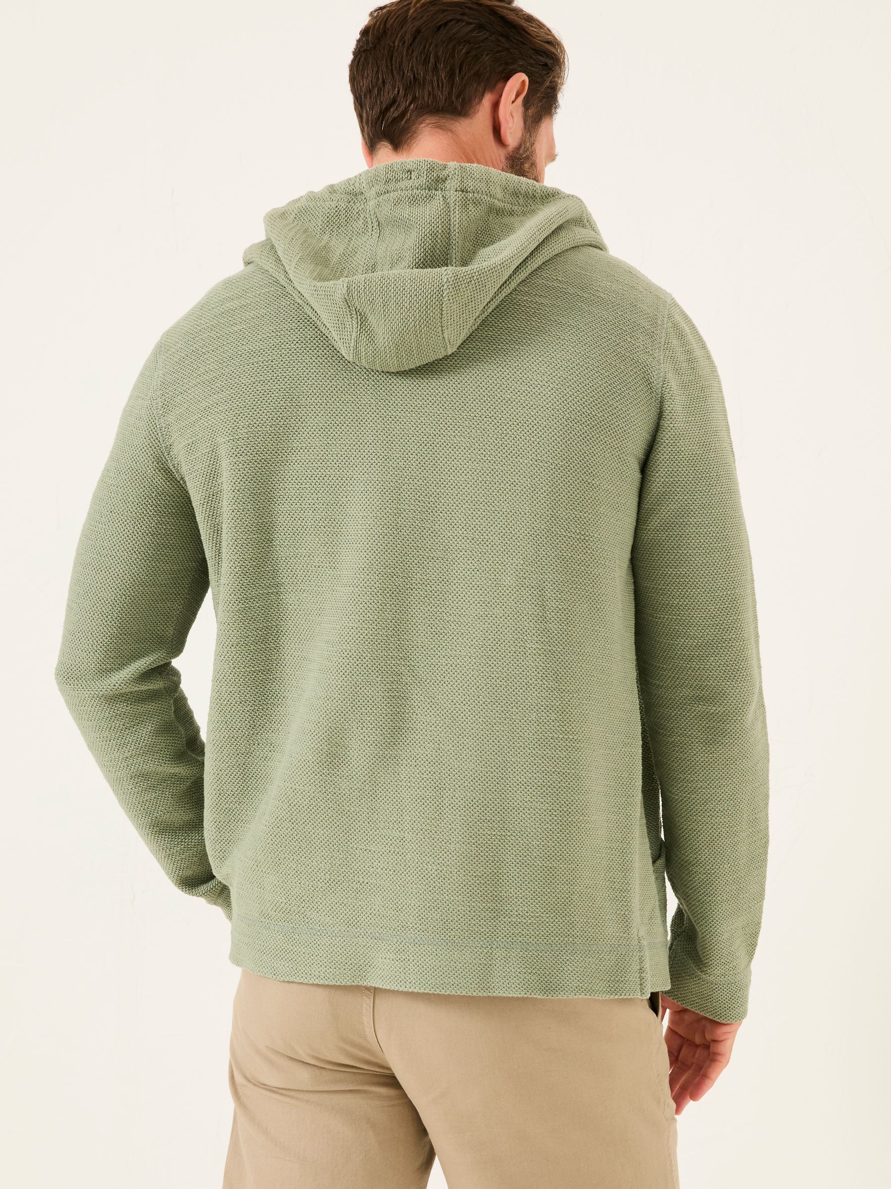 Woolacombe Sage Green Woolacombe Zip Through - Image 2 of 5