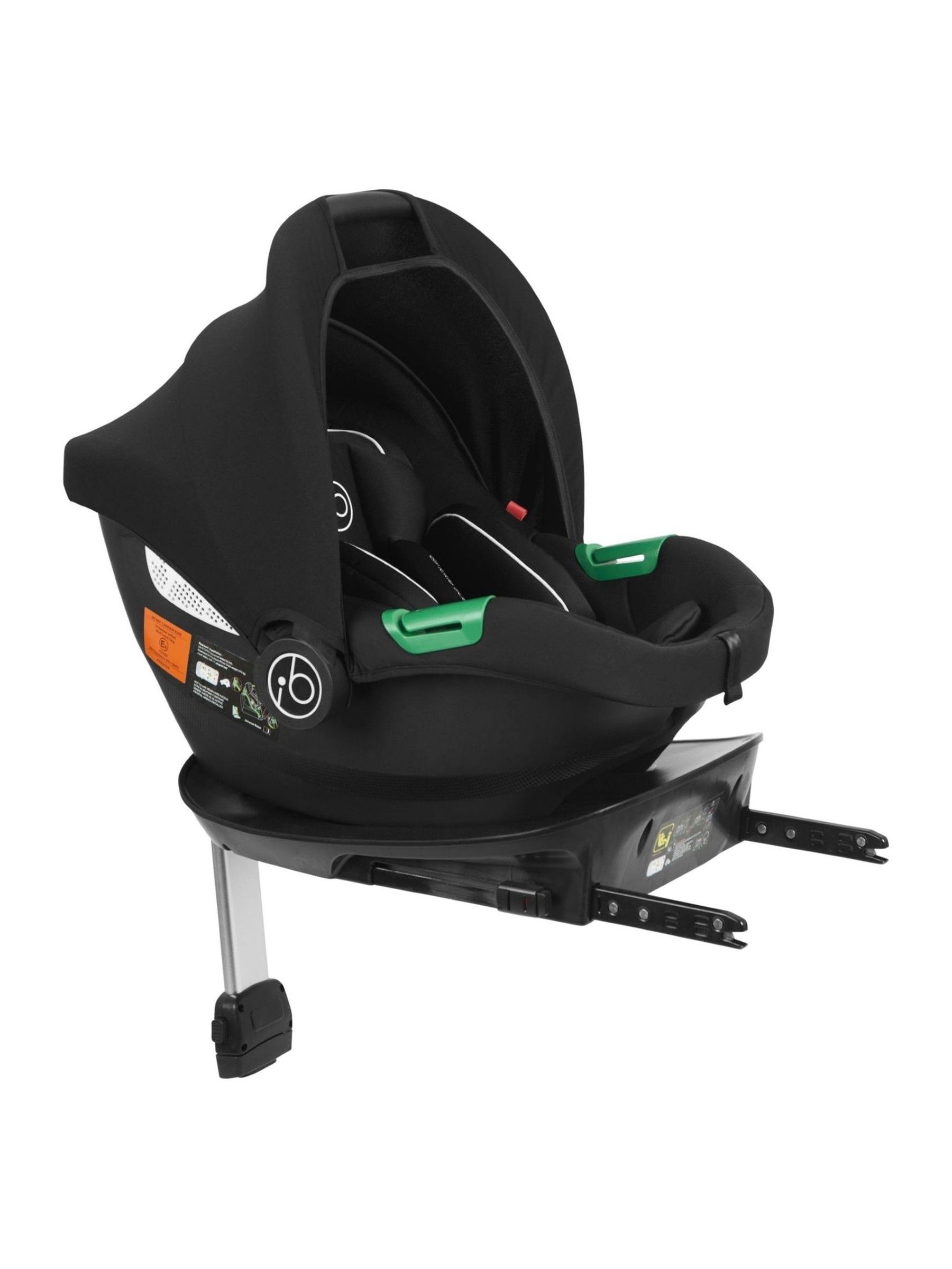 Ickle Bubba Black Pearl Grey Stomp Luxe All-In-One I Size Travel System with Ci Base - Image 6 of 6