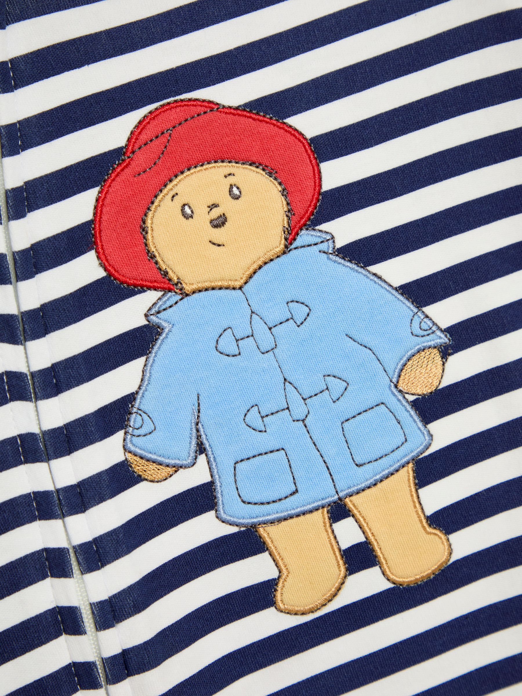 Blue Striped Paddington Sleepsuit - Image 3 of 3