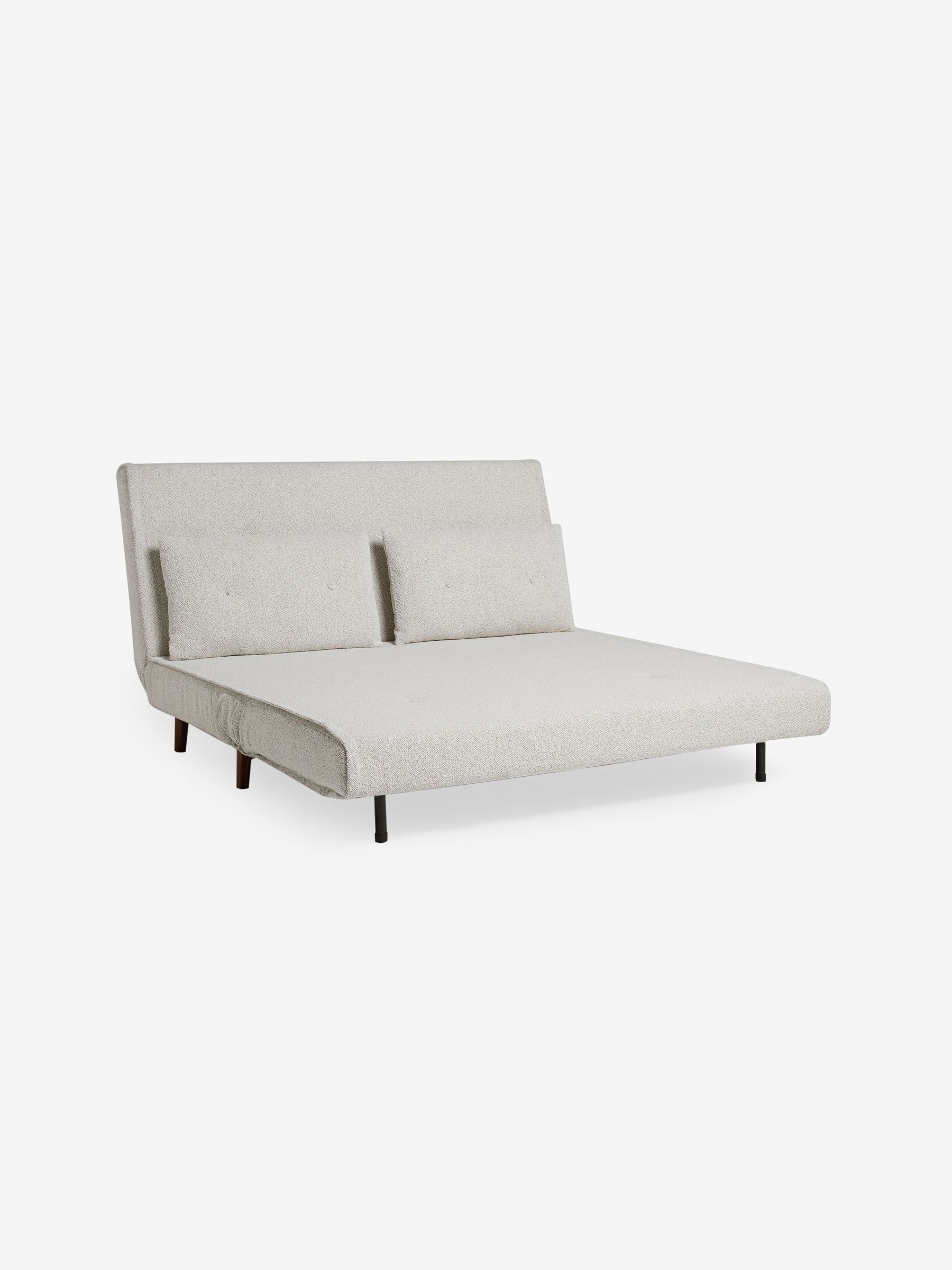Large Haru 2 Seater Sofa Bed in Off White Pax Boucle - Image 5 of 7