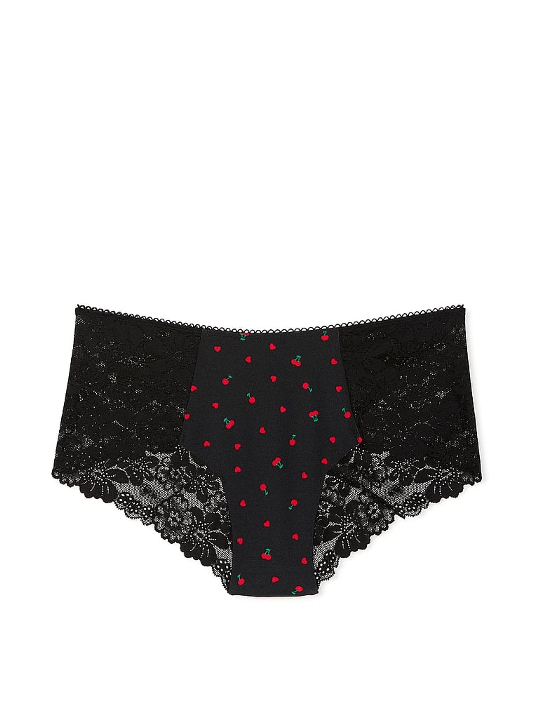 Black Cherry Lace Cheeky Knickers - Image 3 of 3