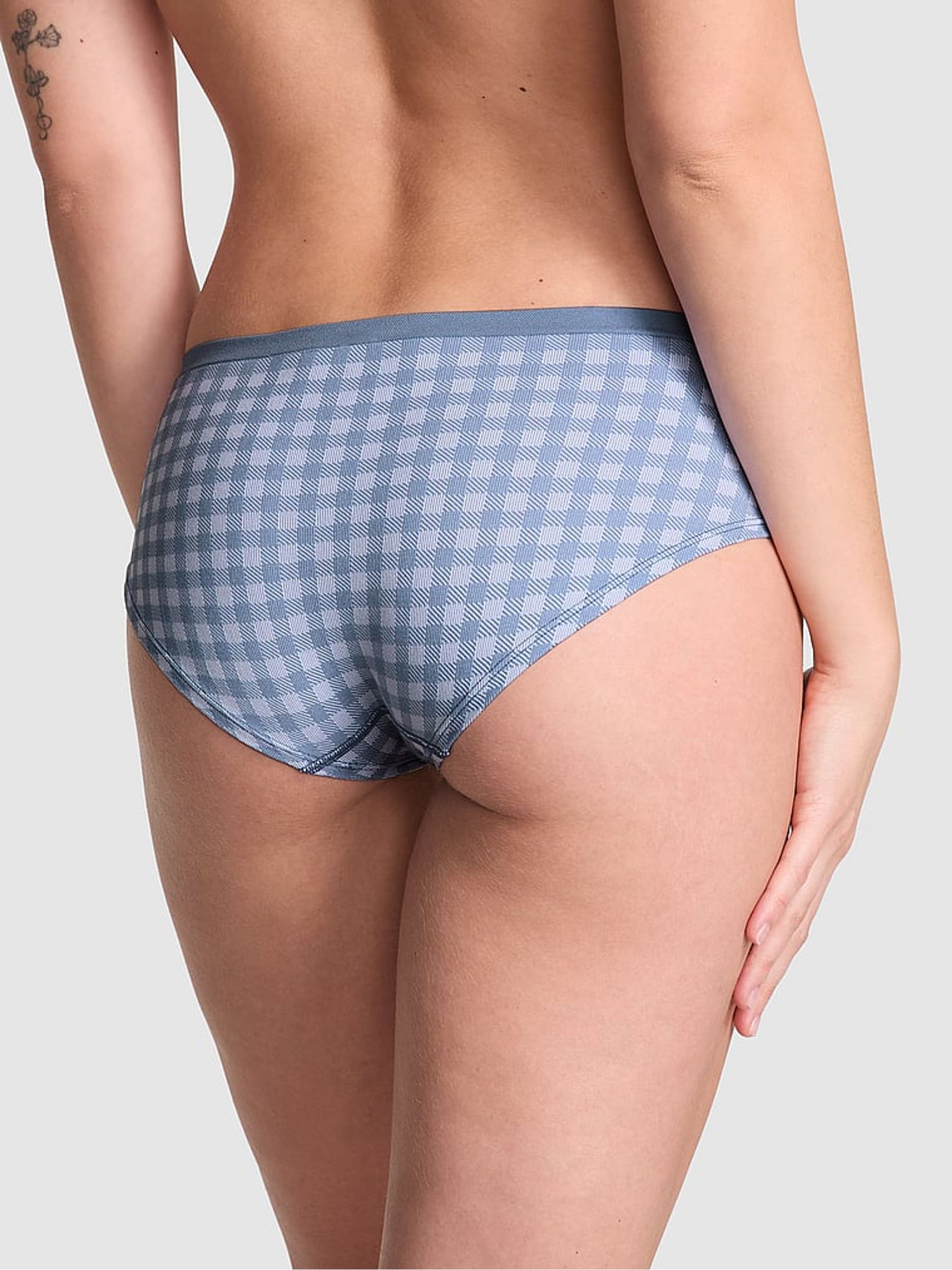 Dusty Iris Blue Hipster Knickers - Image 2 of 3