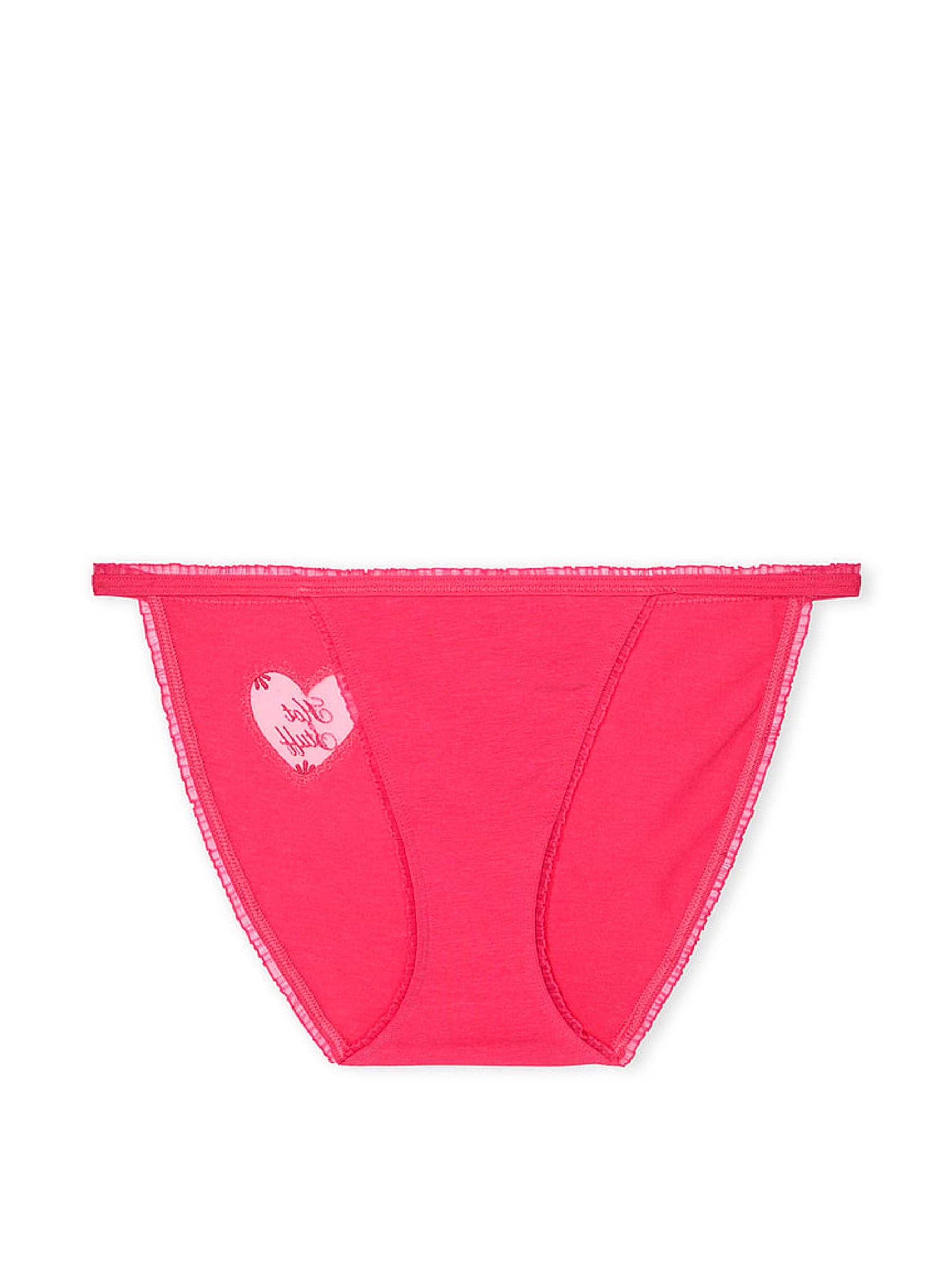 Double Bubble Pink Bikini Cotton Knickers - Image 3 of 3