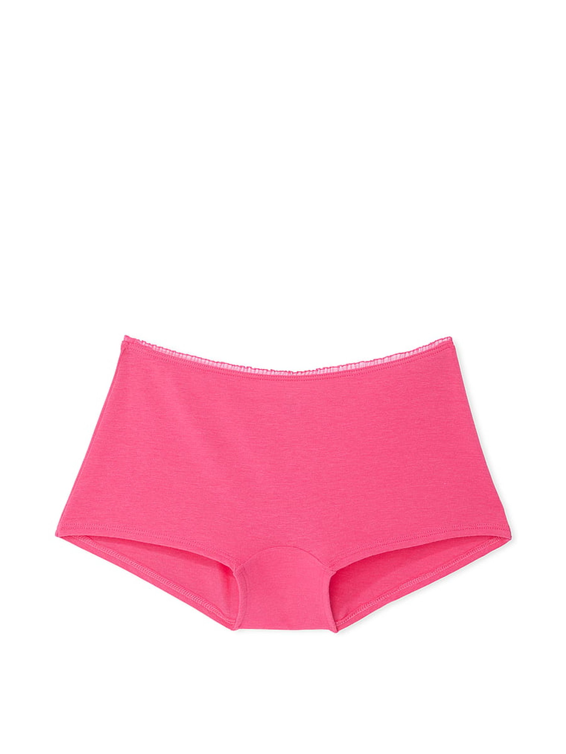 Double Bubble Pink Short Cotton Knickers - Image 3 of 3