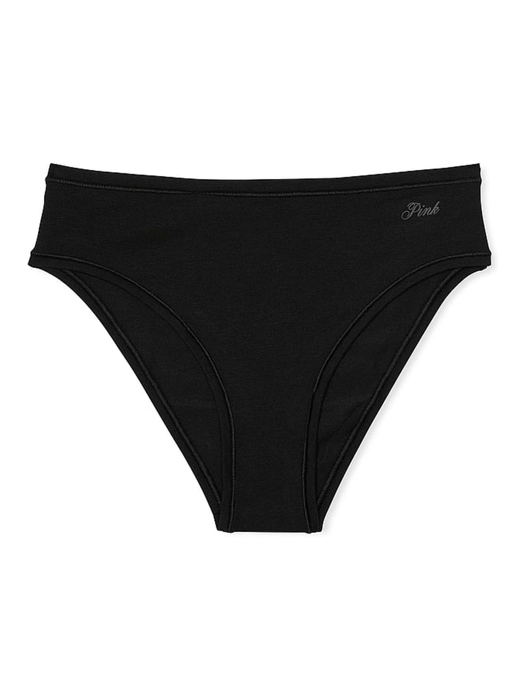 Pure Black Cheeky Cotton Knickers - Image 3 of 3