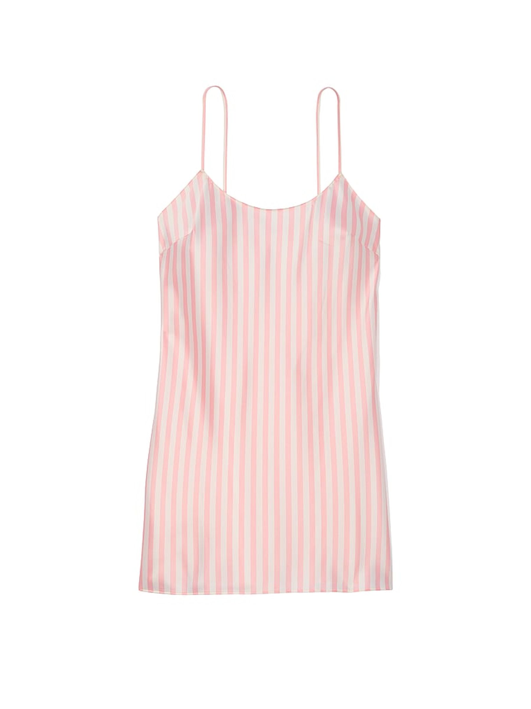 Pretty Blossom Pink Stripe Satin Slip - Image 3 of 3
