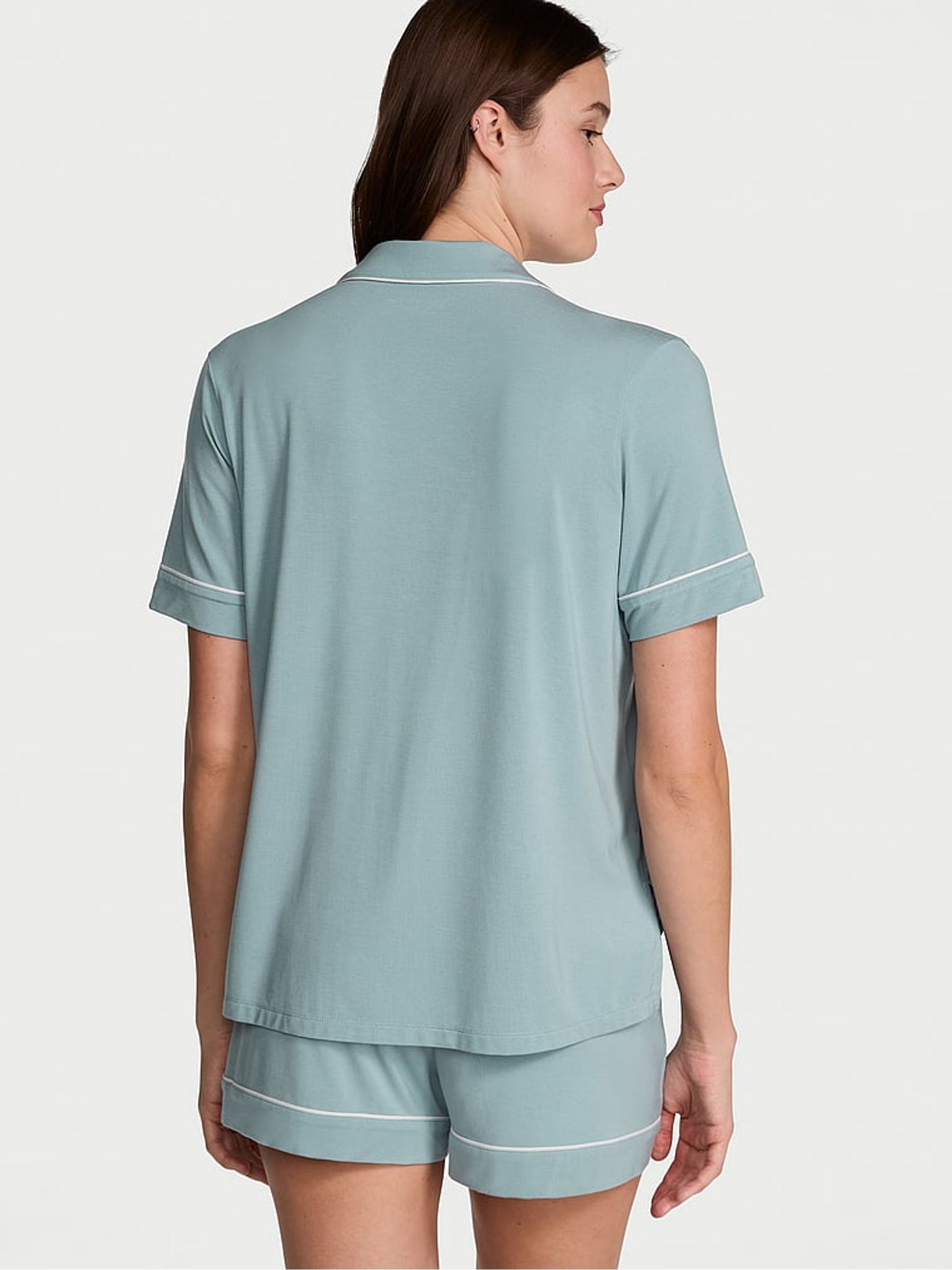 Jupiter Blue Modal Short Pyjama Set - Image 2 of 3