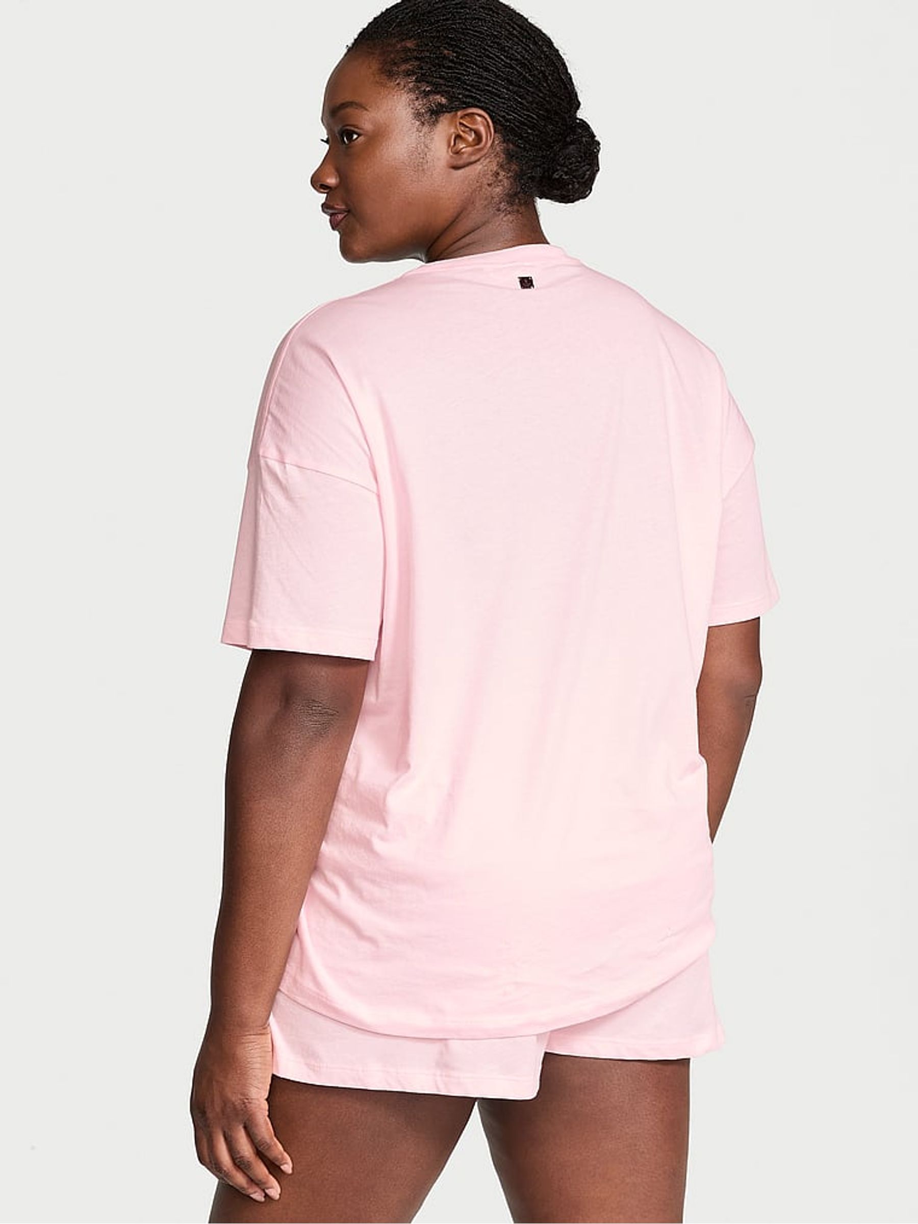 Angel Pink Short Cotton Pyjama Set - Image 2 of 2
