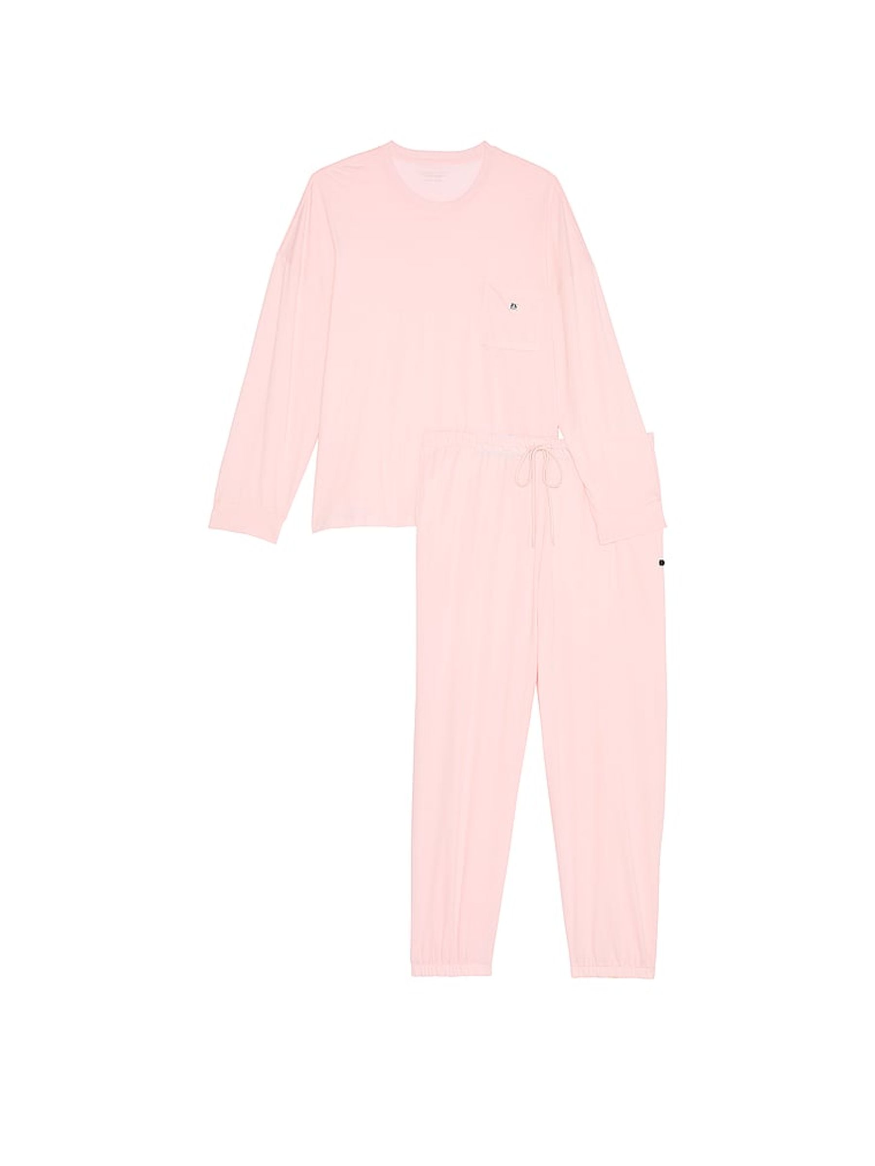 Angel Pink Trouser Cotton Pyjama Set - Image 3 of 3