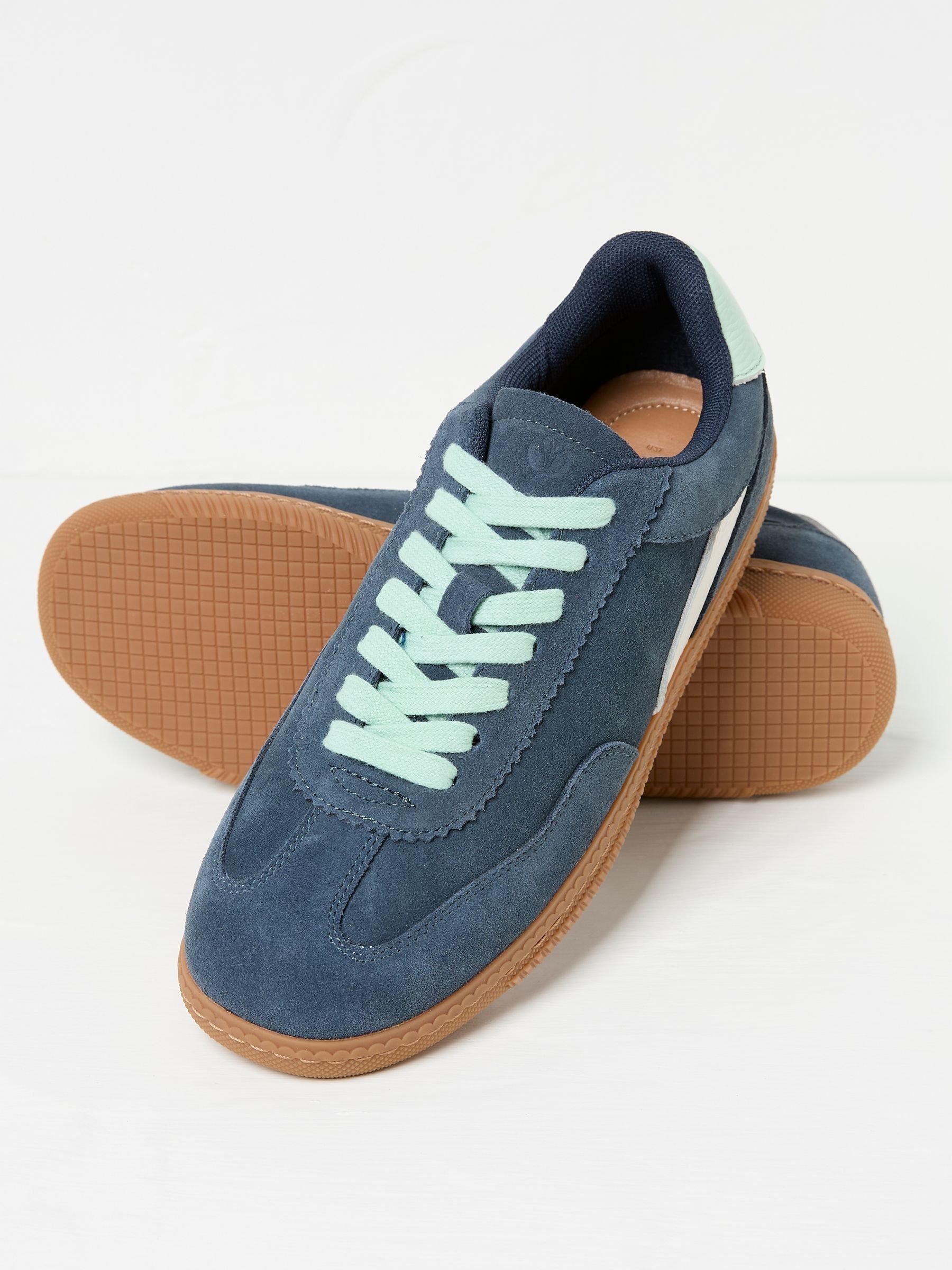 Navy Fia Retro Trainer - Image 3 of 3