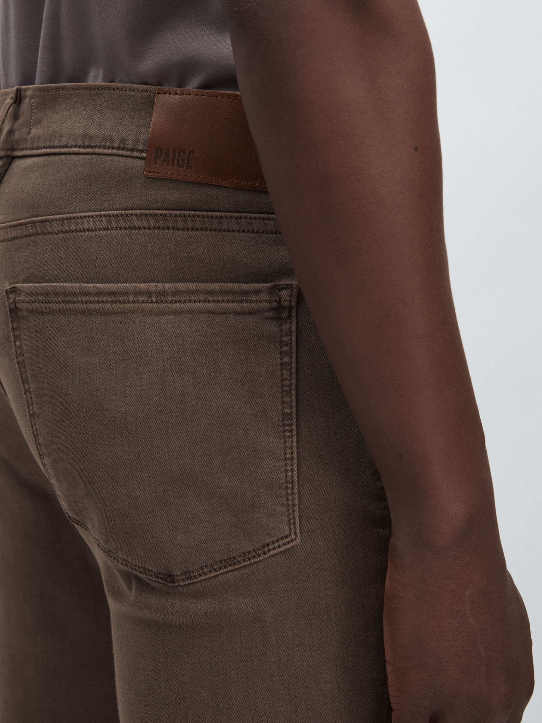 Paige Slim Straight Leg Jeans in Vintage Falcon - Image 4 of 6