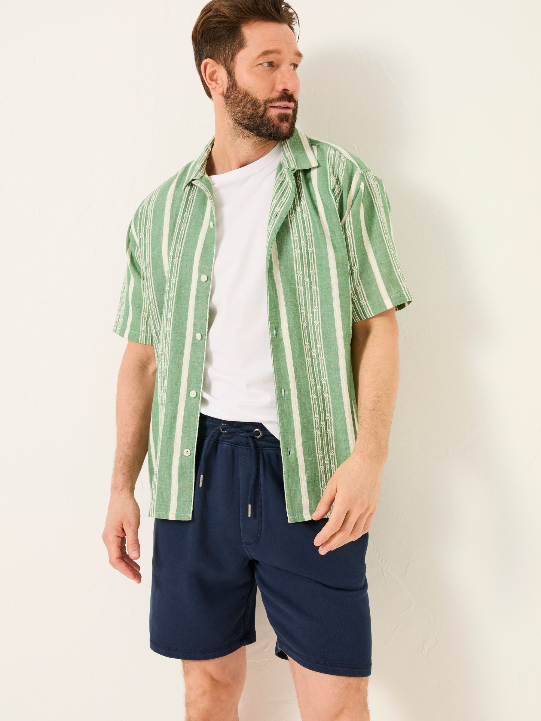 Cambourne Navy Sweat Short - Image 3 of 5
