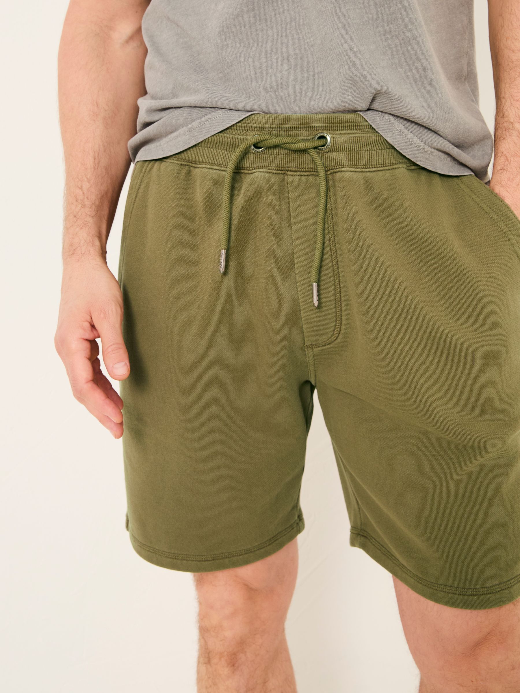 Cambourne Khaki Green Sweat Short - Image 3 of 5