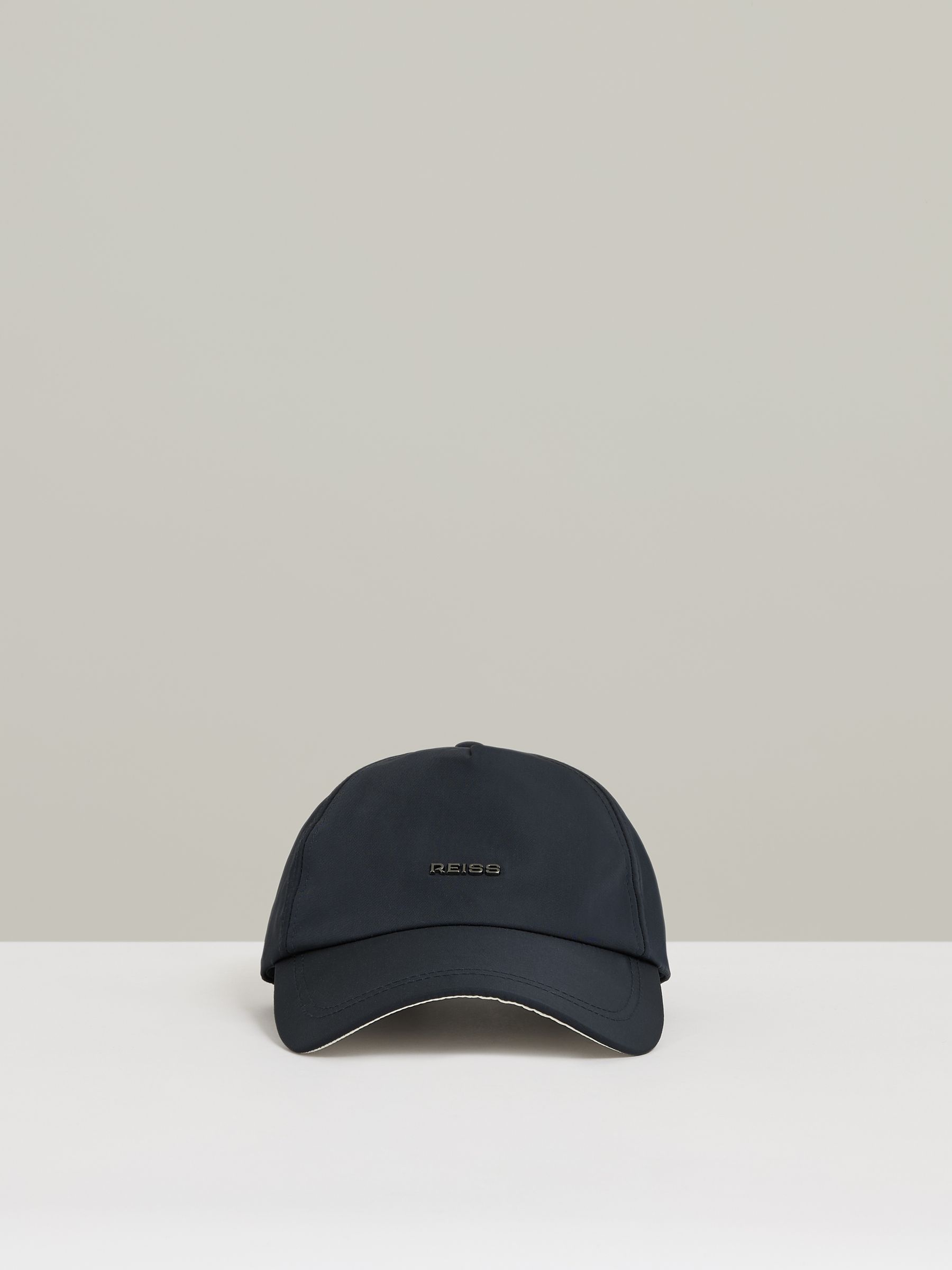 Logo Lettering Baseball Cap in Navy - Image 1 of 5
