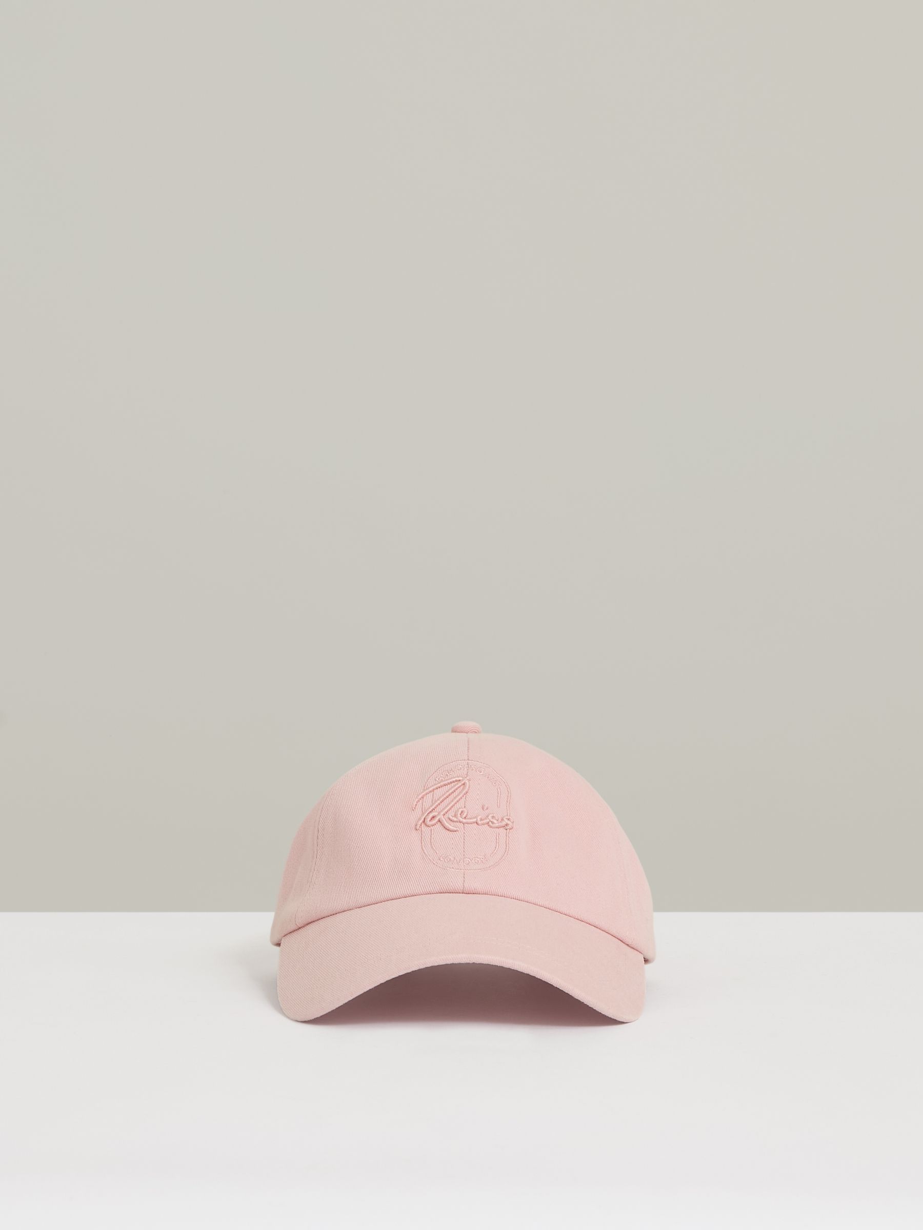 Cotton Logo-Embroidered Baseball Cap in Washed Pink - Image 1 of 5