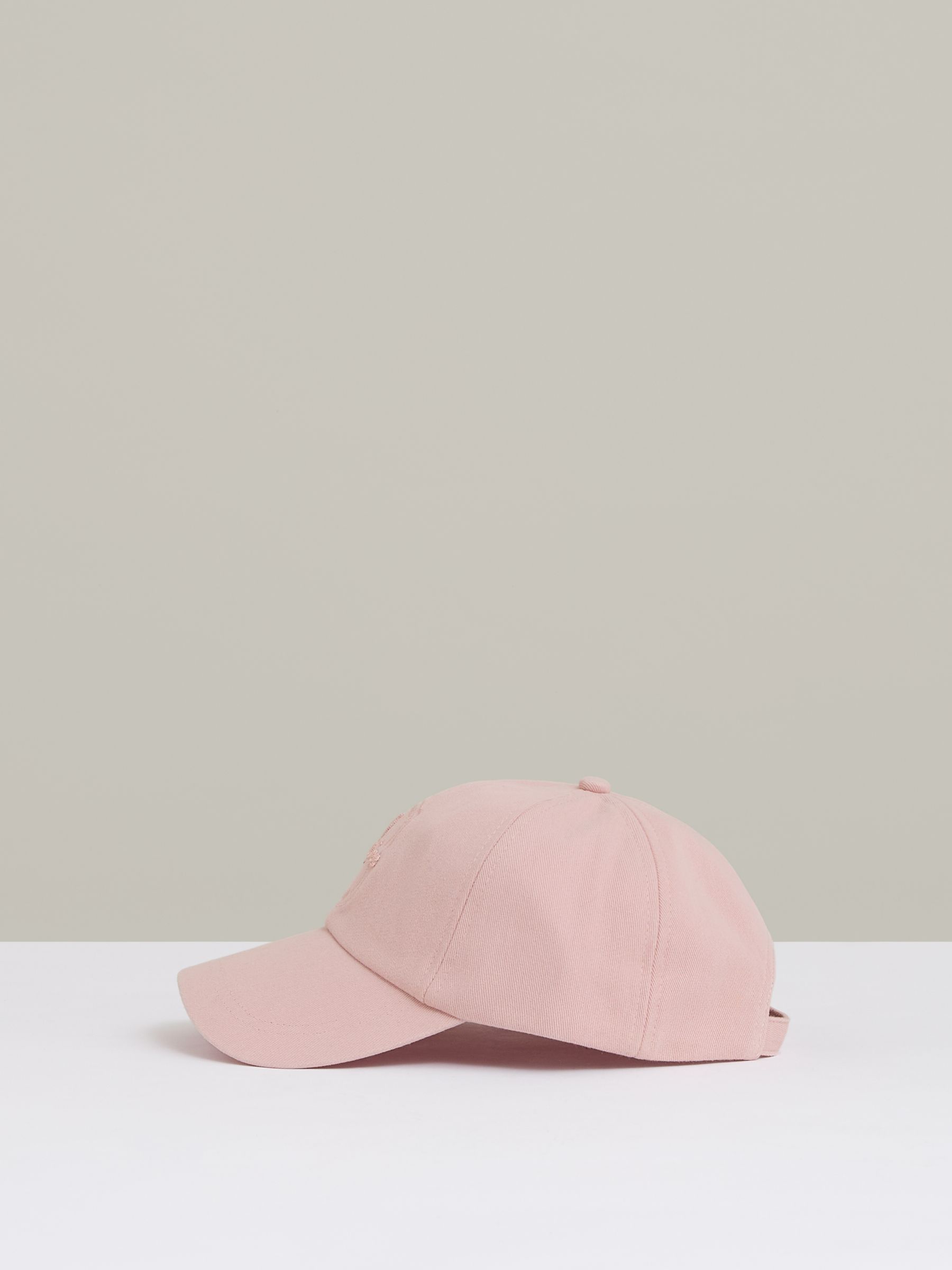 Cotton Logo-Embroidered Baseball Cap in Washed Pink - image 2