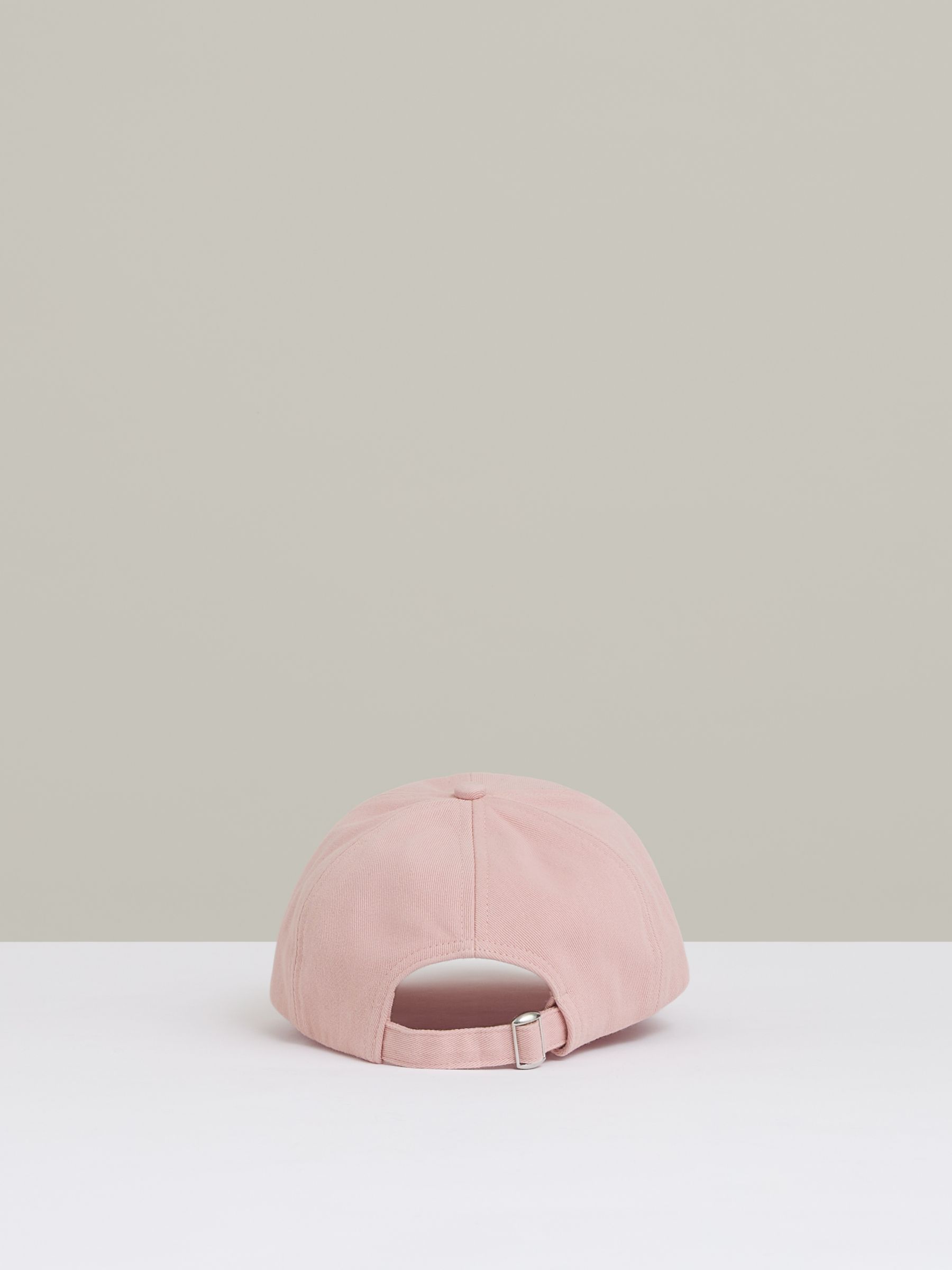 Cotton Logo-Embroidered Baseball Cap in Washed Pink - image 3