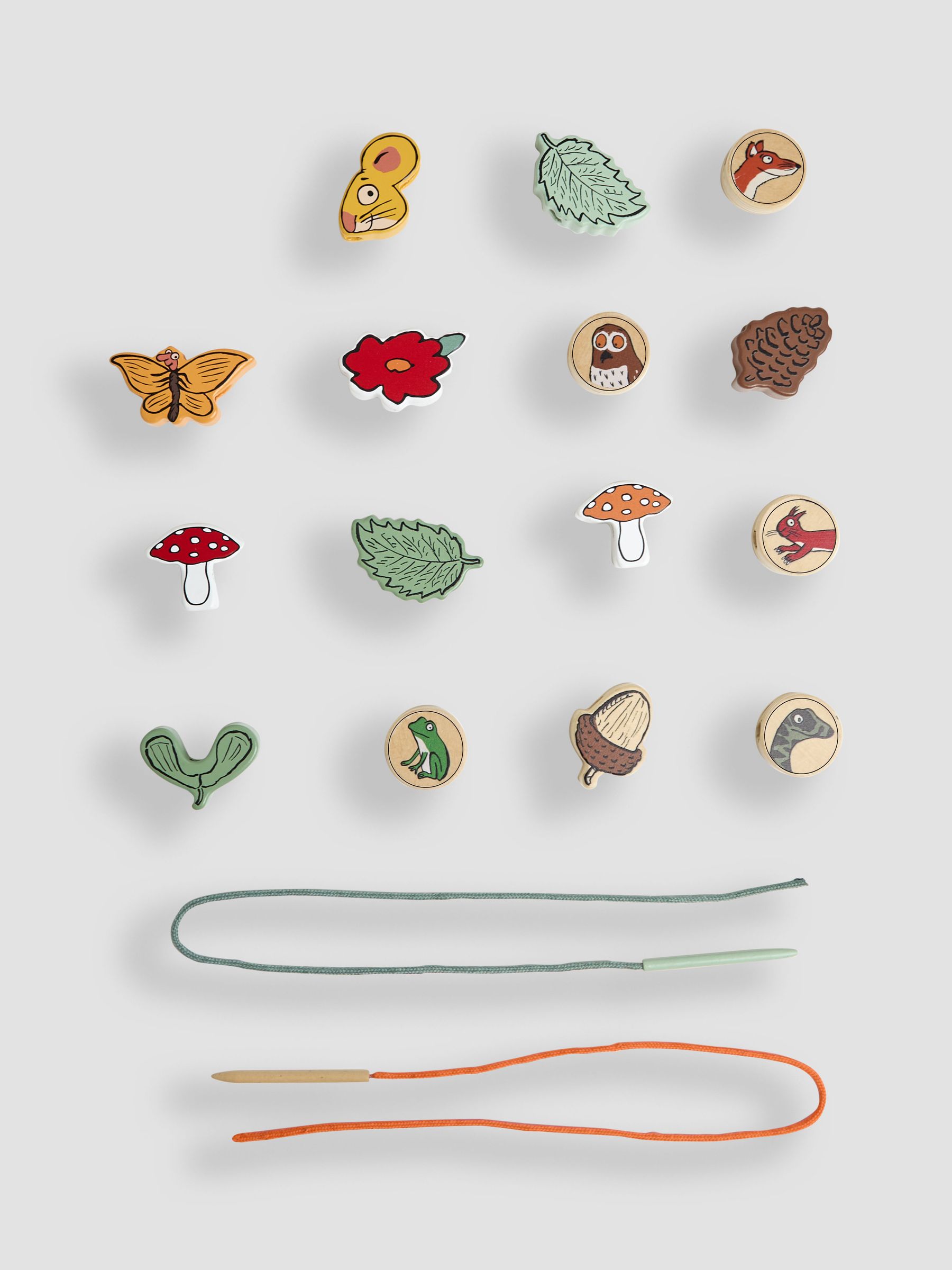 Natural The Gruffalo Threading Beads - Image 2 of 4