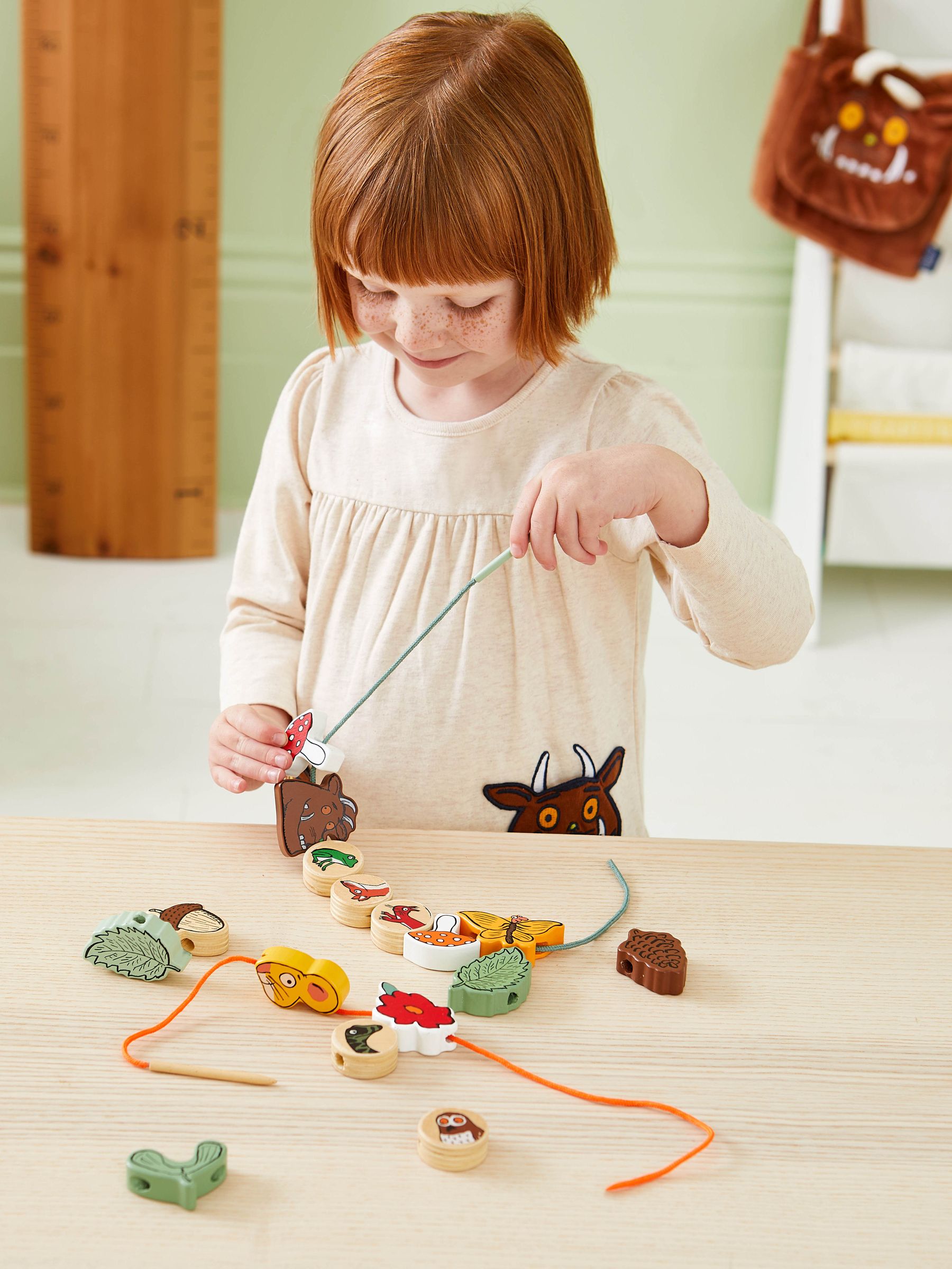 Natural The Gruffalo Threading Beads - Image 3 of 4
