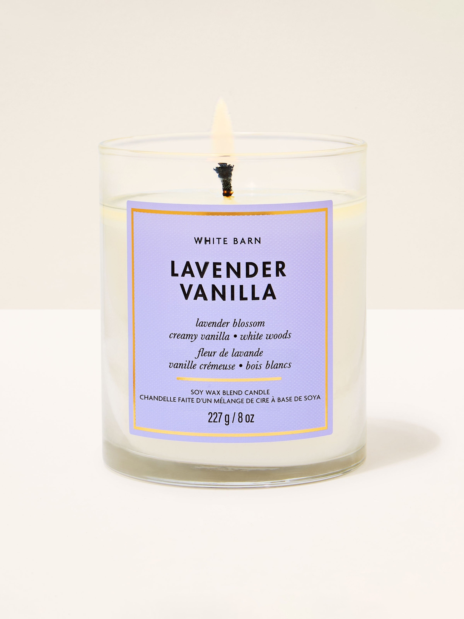 Lavender Vanilla Single Wick Candle 227g - Image 1 of 2 Lavender Vanilla Single Wick Candle 227g - Image 1 of 2
