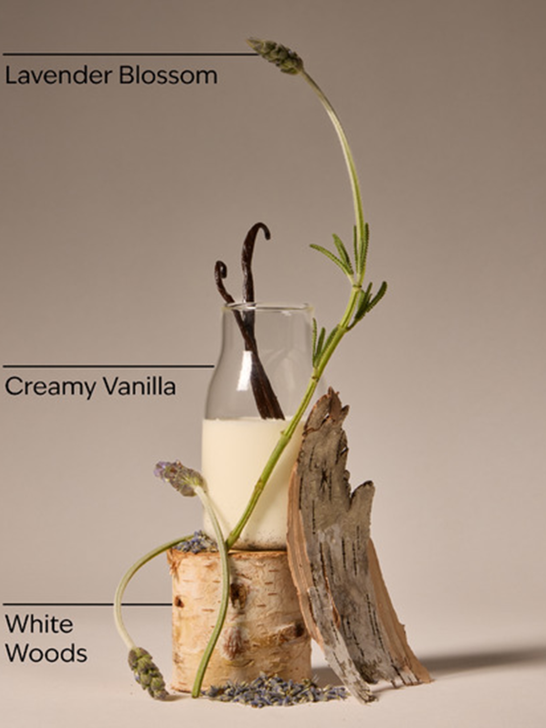 Lavender Vanilla Single Wick Candle 227g - Image 2 of 2