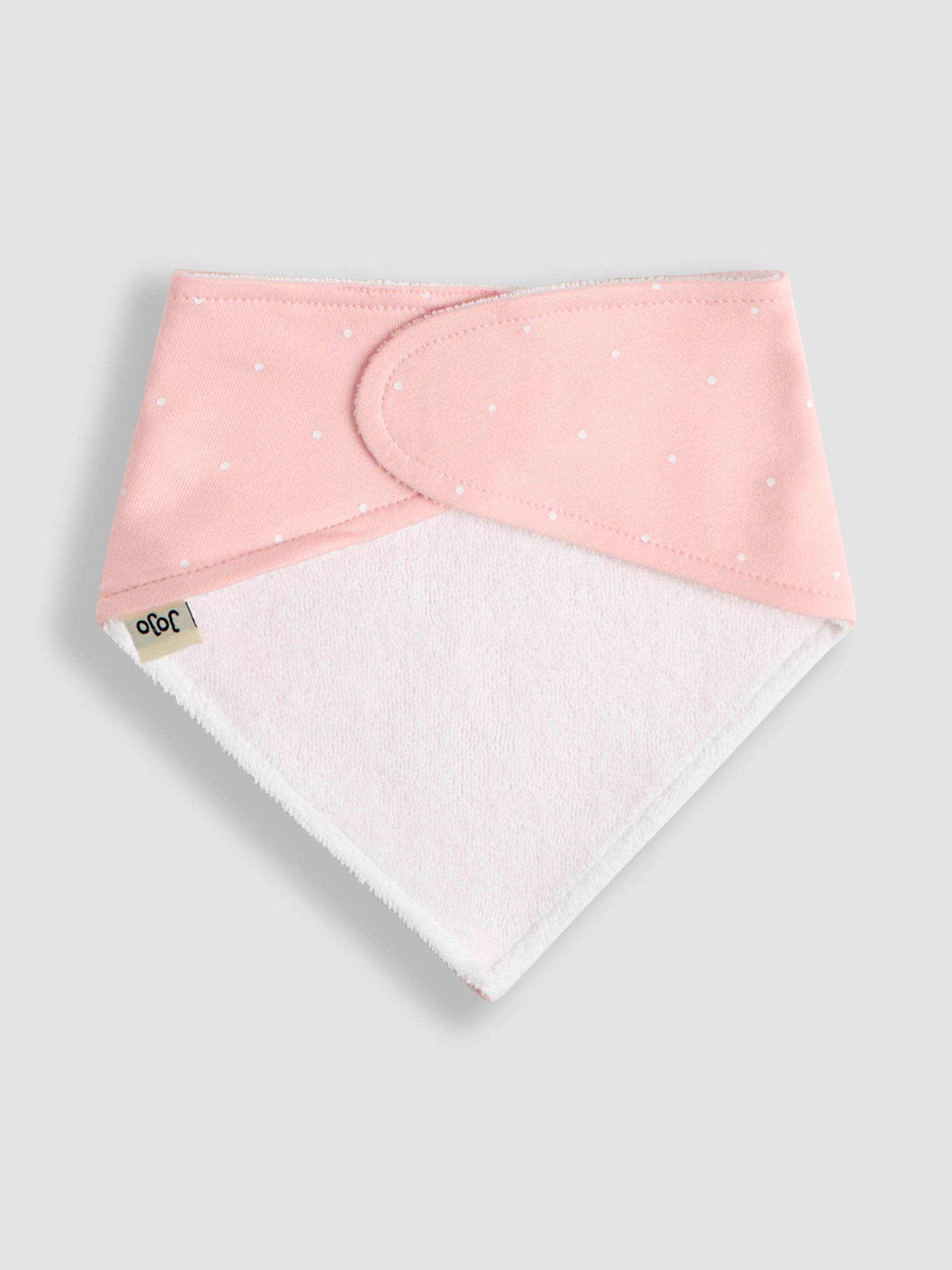 Pink 3-Pack Dribble Bibs - Image 7 of 8