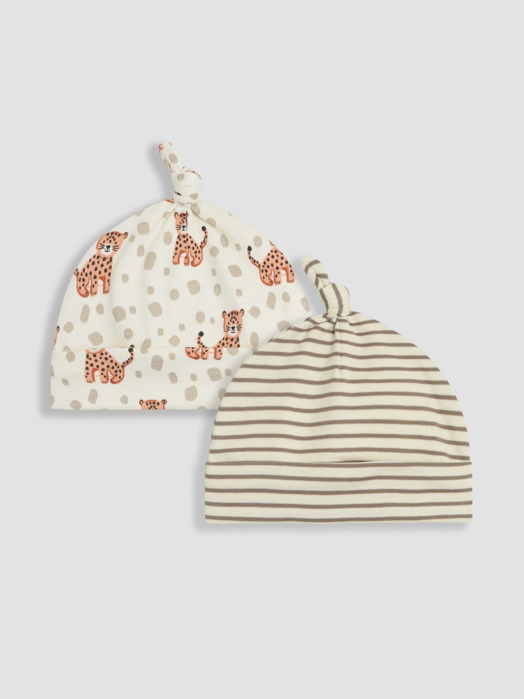 Natural 2-Pack Baby Hats - Image 1 of 4