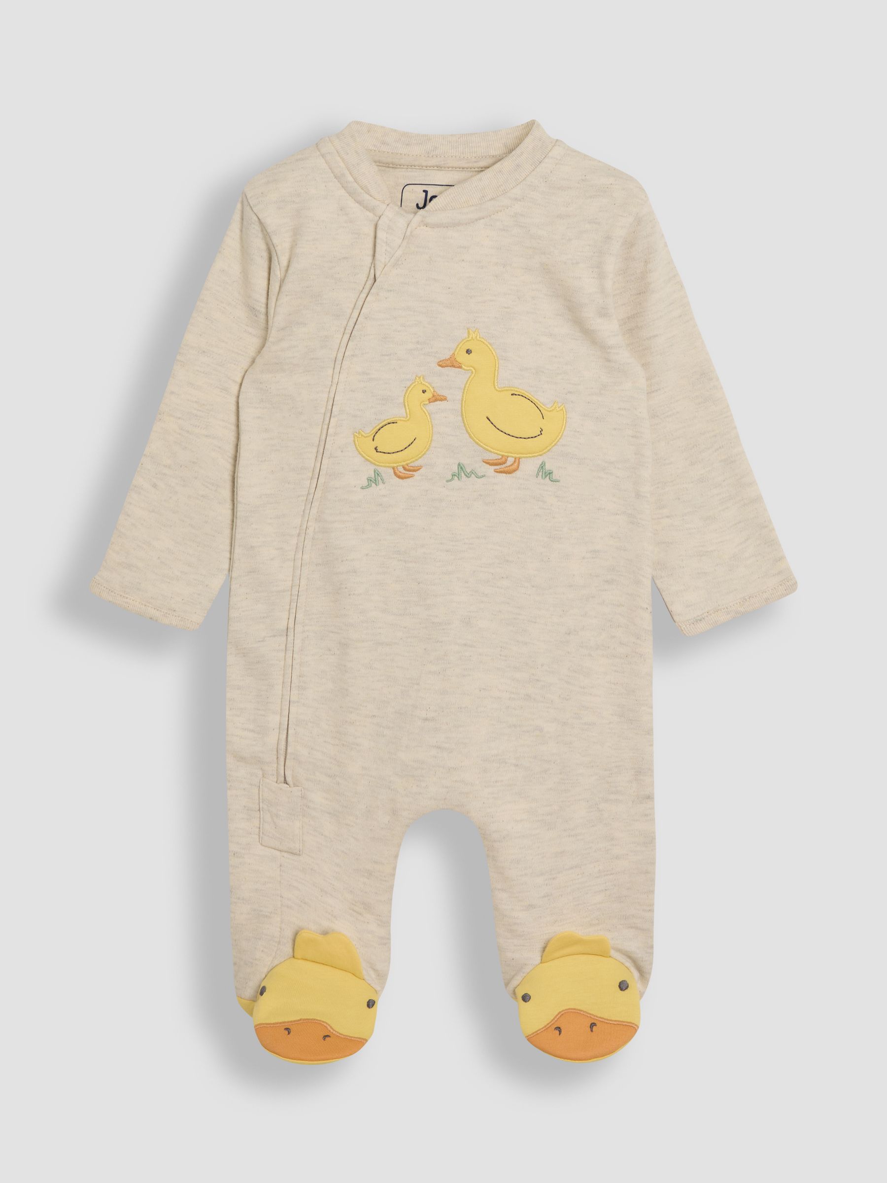 Natural 100% Cotton Sleepsuit - Image 4 of 6