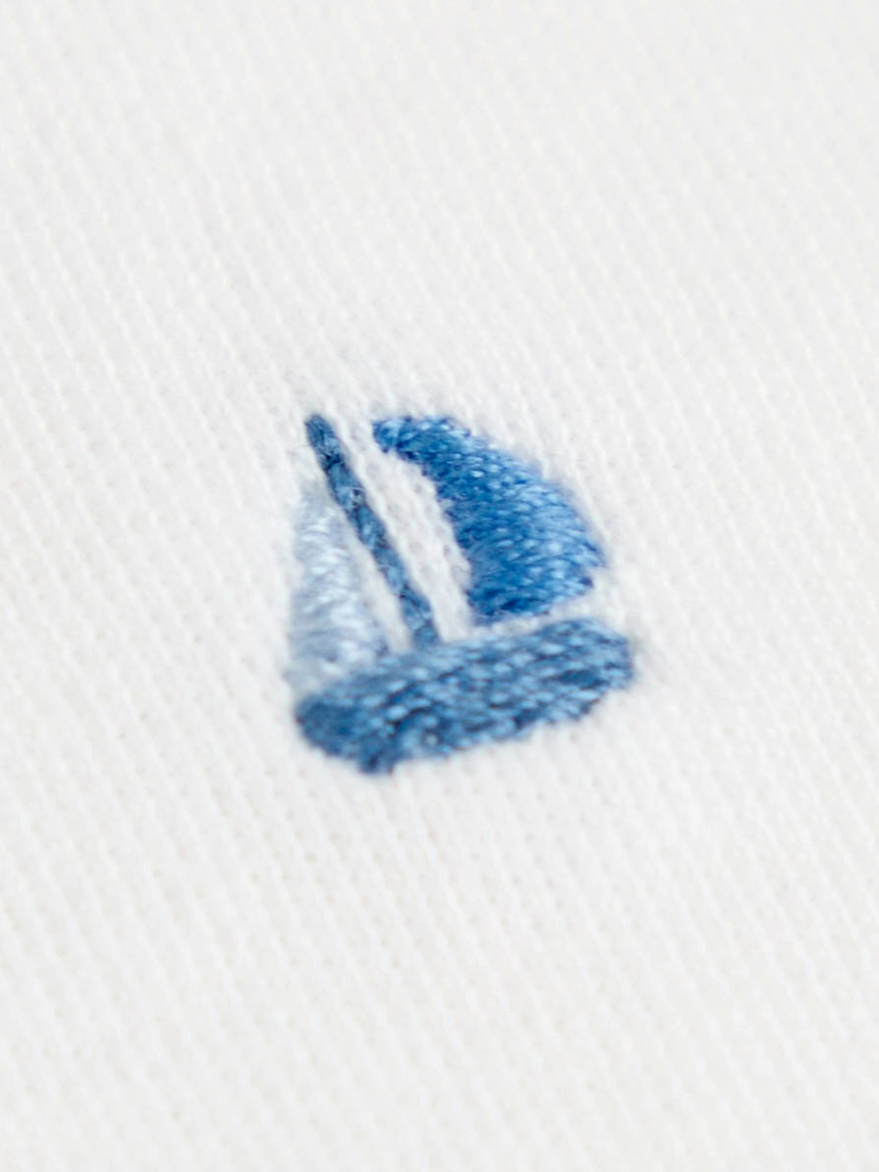 Blue Organic Cotton Boat Bib - Image 3 of 3