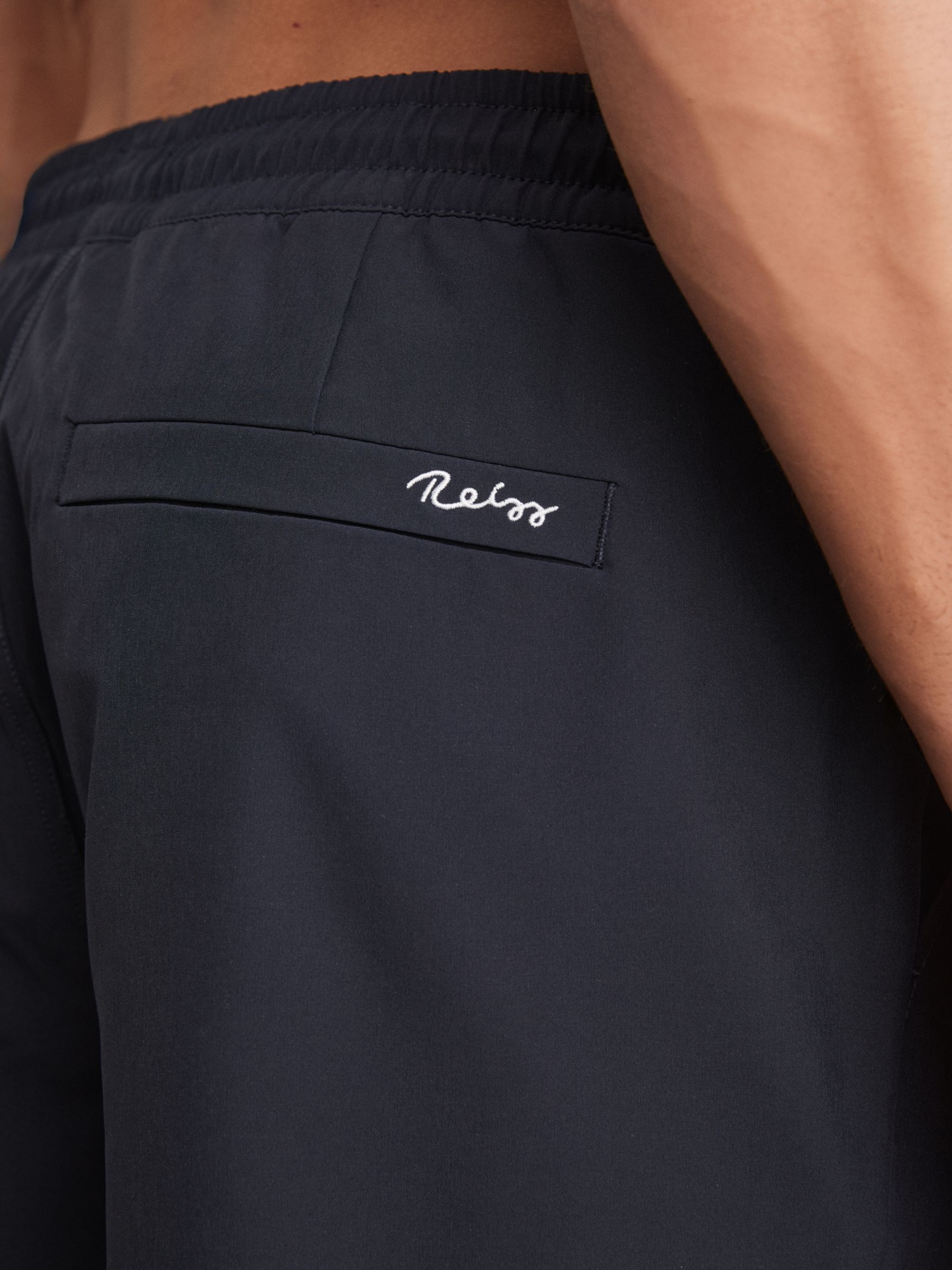 Drawstring Swim Shorts in Navy - Image 3 of 5