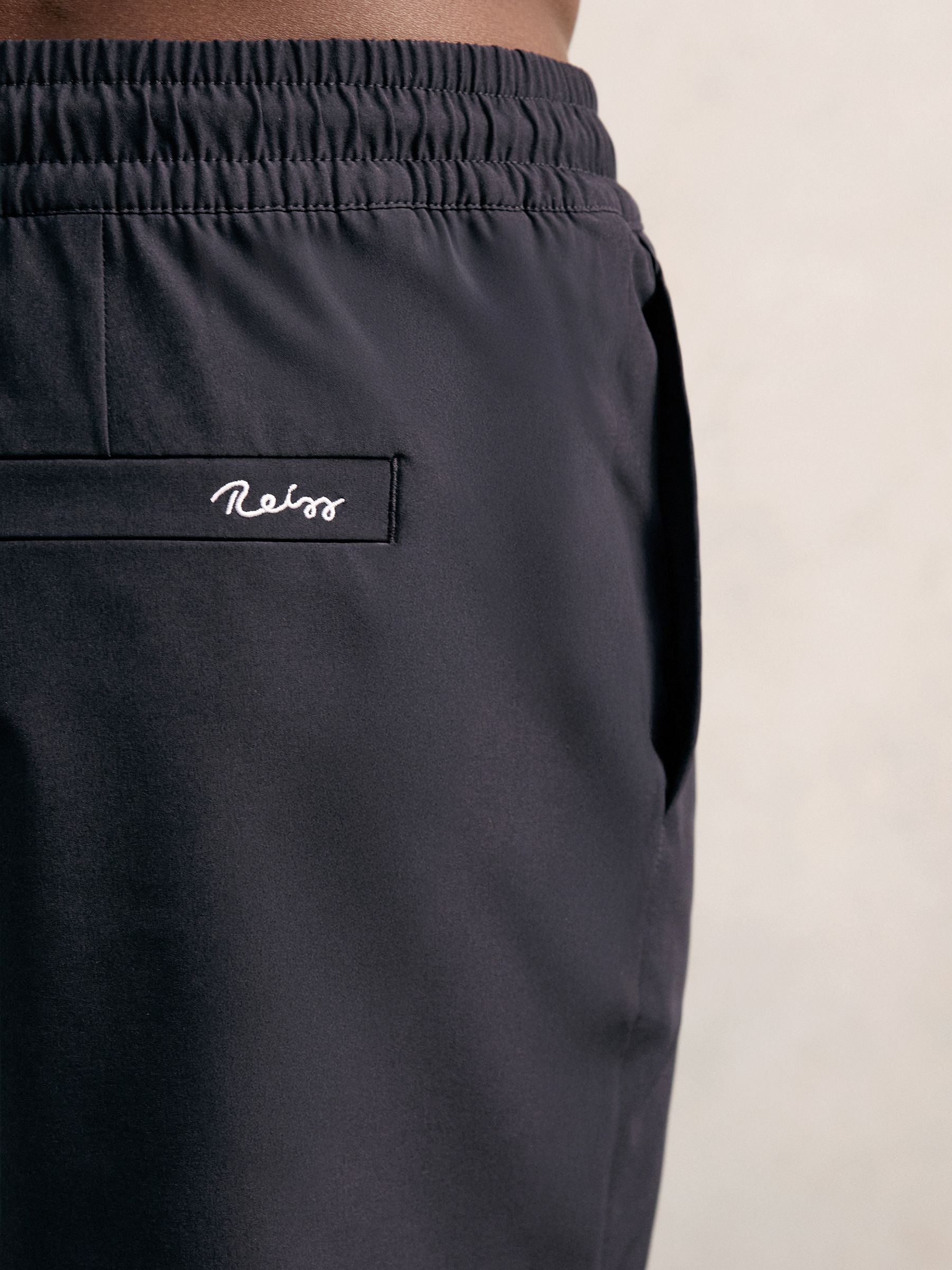 Drawstring Swim Shorts in Navy - image 5