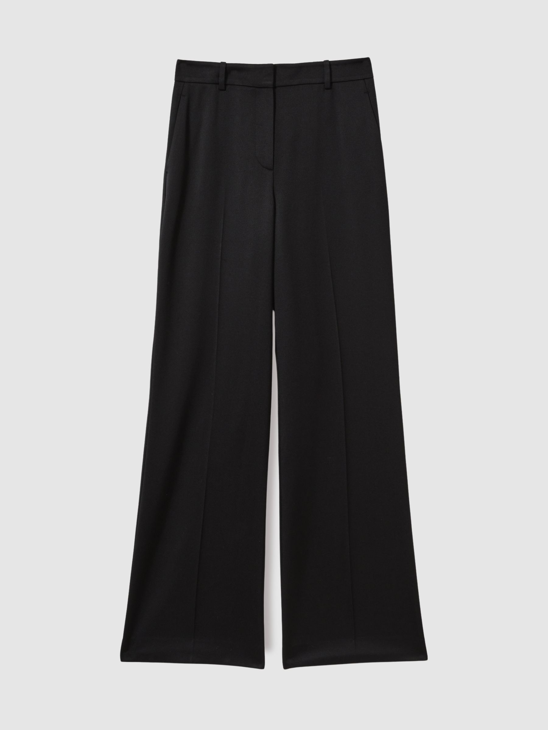 Petite Wide-Leg Tailored Trousers in Black - Image 2 of 8