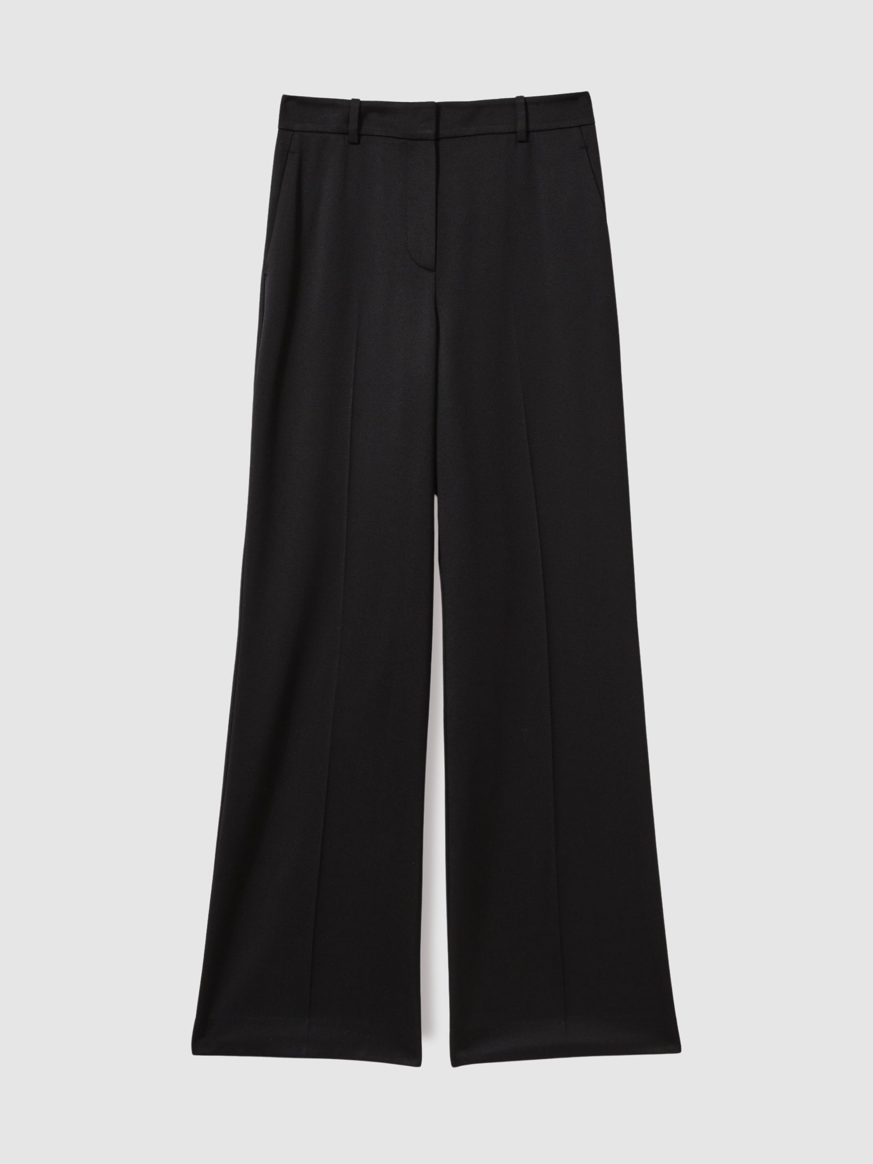 Wide-Leg Tailored Trousers in Black - Image 2 of 7