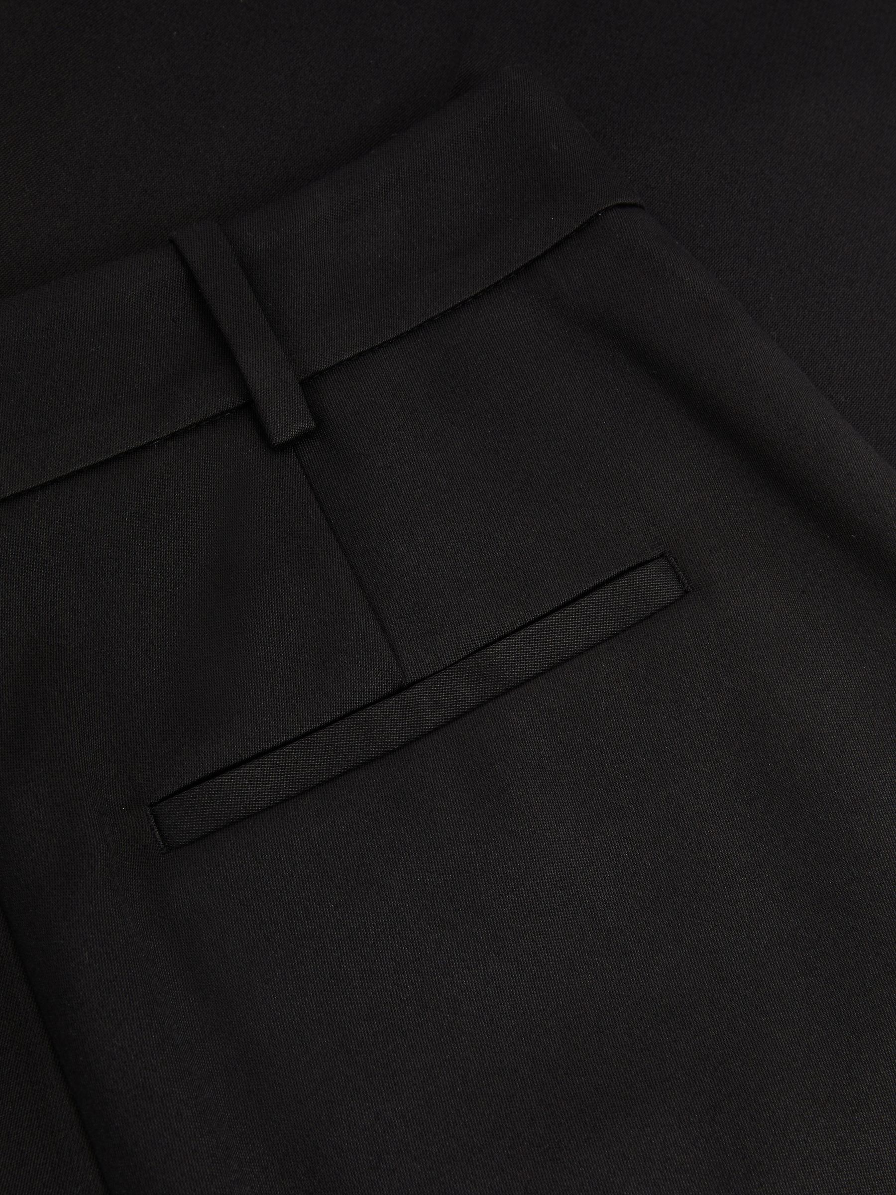 Wide-Leg Tailored Trousers in Black - Image 7 of 7
