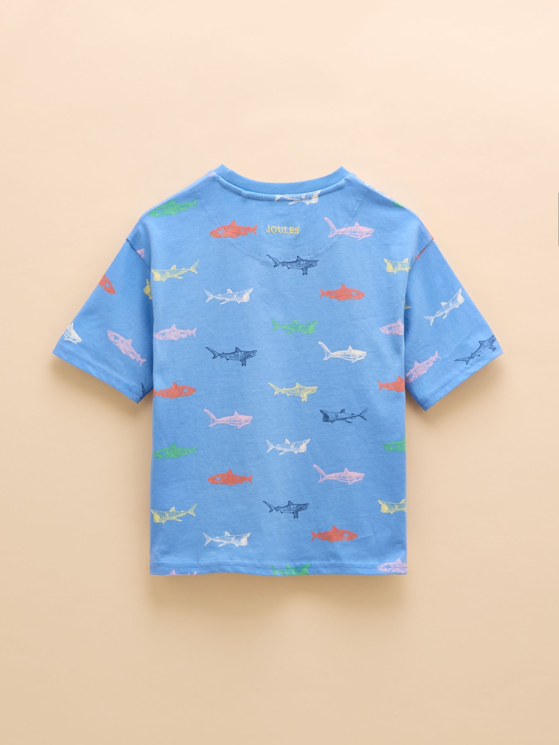 Let's Go Blue Sharks Short Sleeve T-Shirt - Image 2 of 3