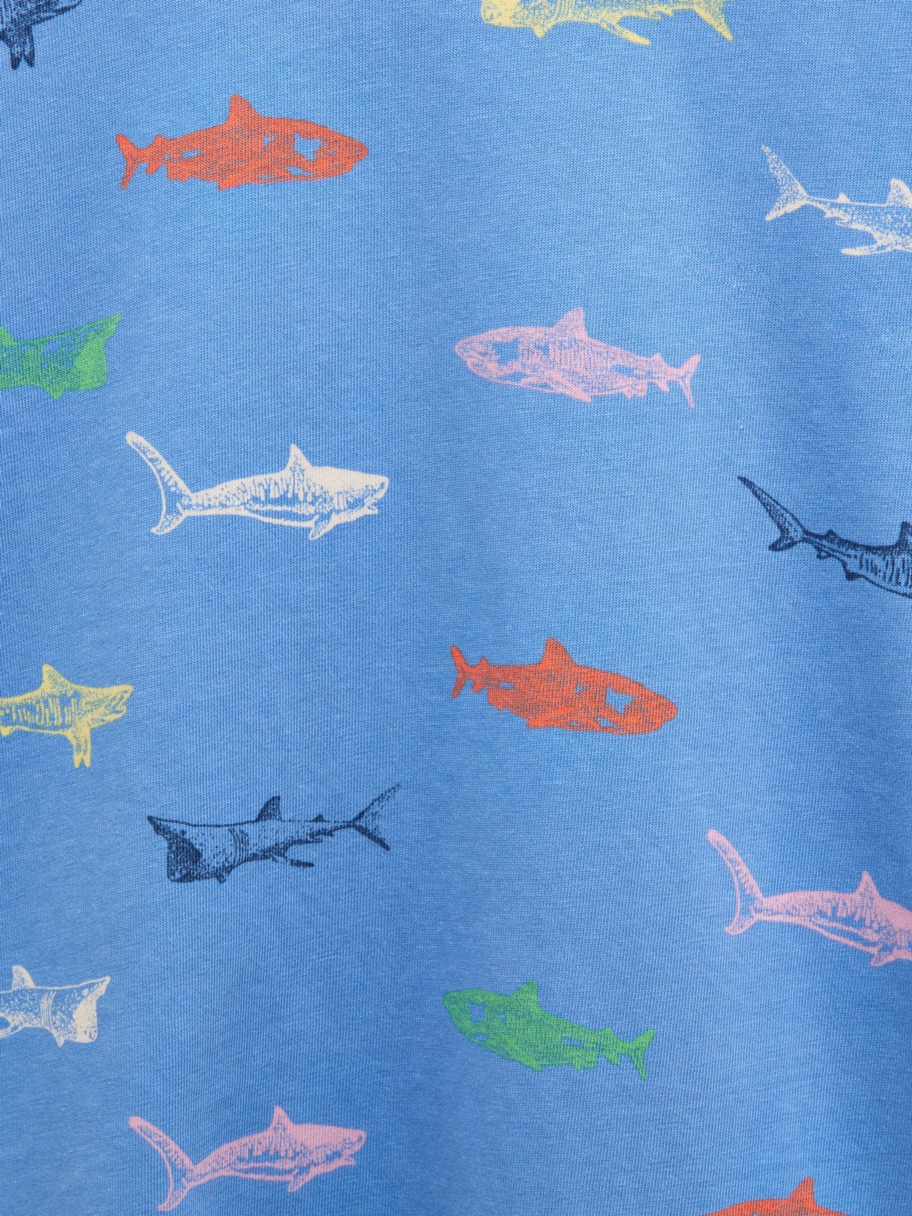 Let's Go Blue Sharks Short Sleeve T-Shirt - Image 3 of 3