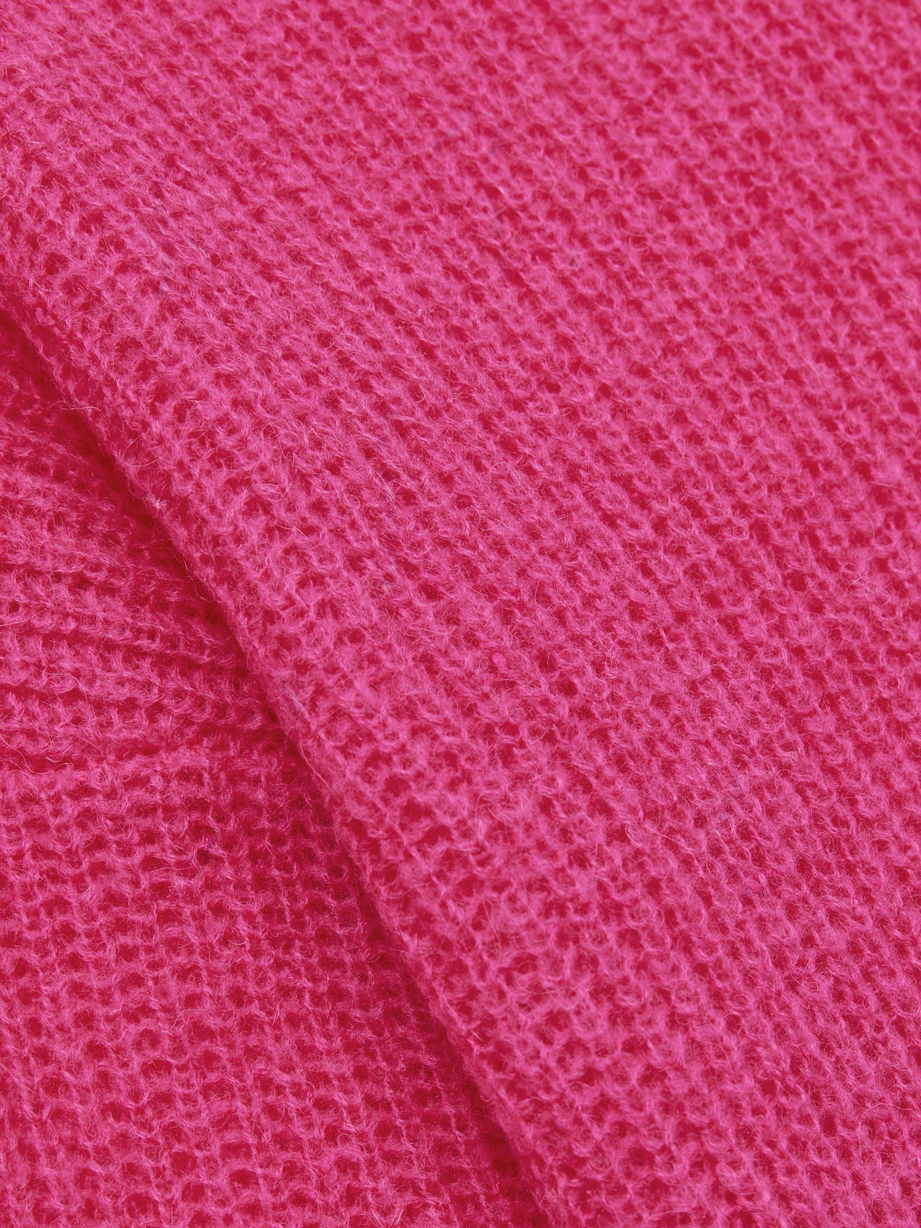 13-14 yrs Rib-Knit Jumper With Wool and Alpaca in Pink - Image 4 of 4