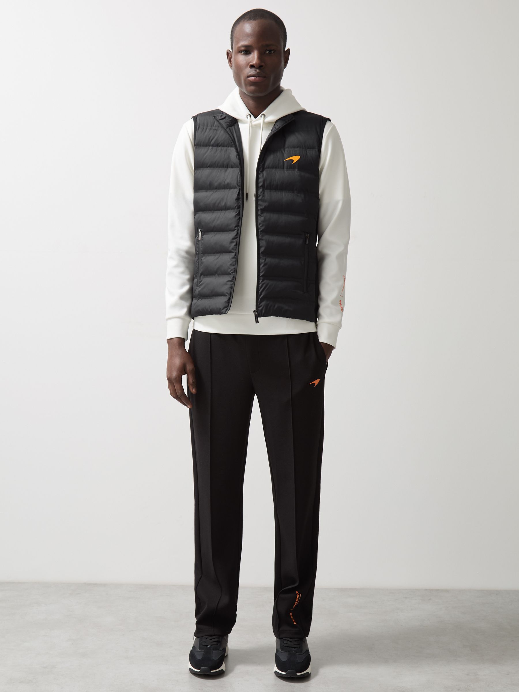 McLaren F1 Team Quilted Logo Gilet in Black - Image 3 of 8