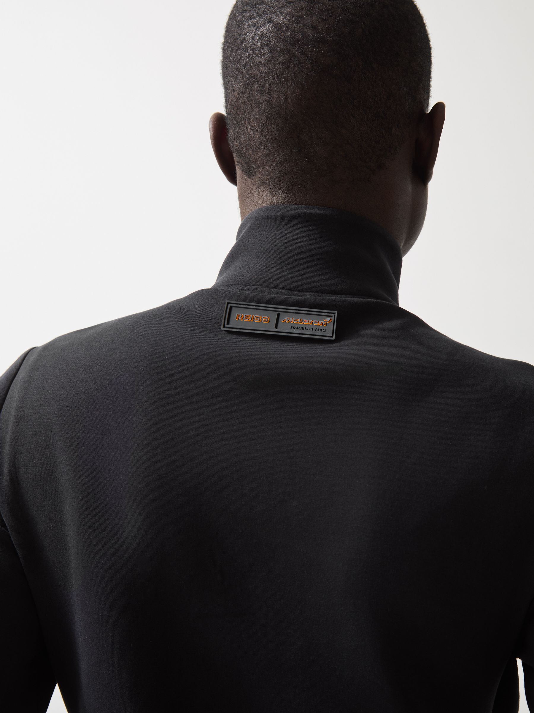 McLaren F1 Team Quilted Hybrid Jacket in Black - Image 5 of 8