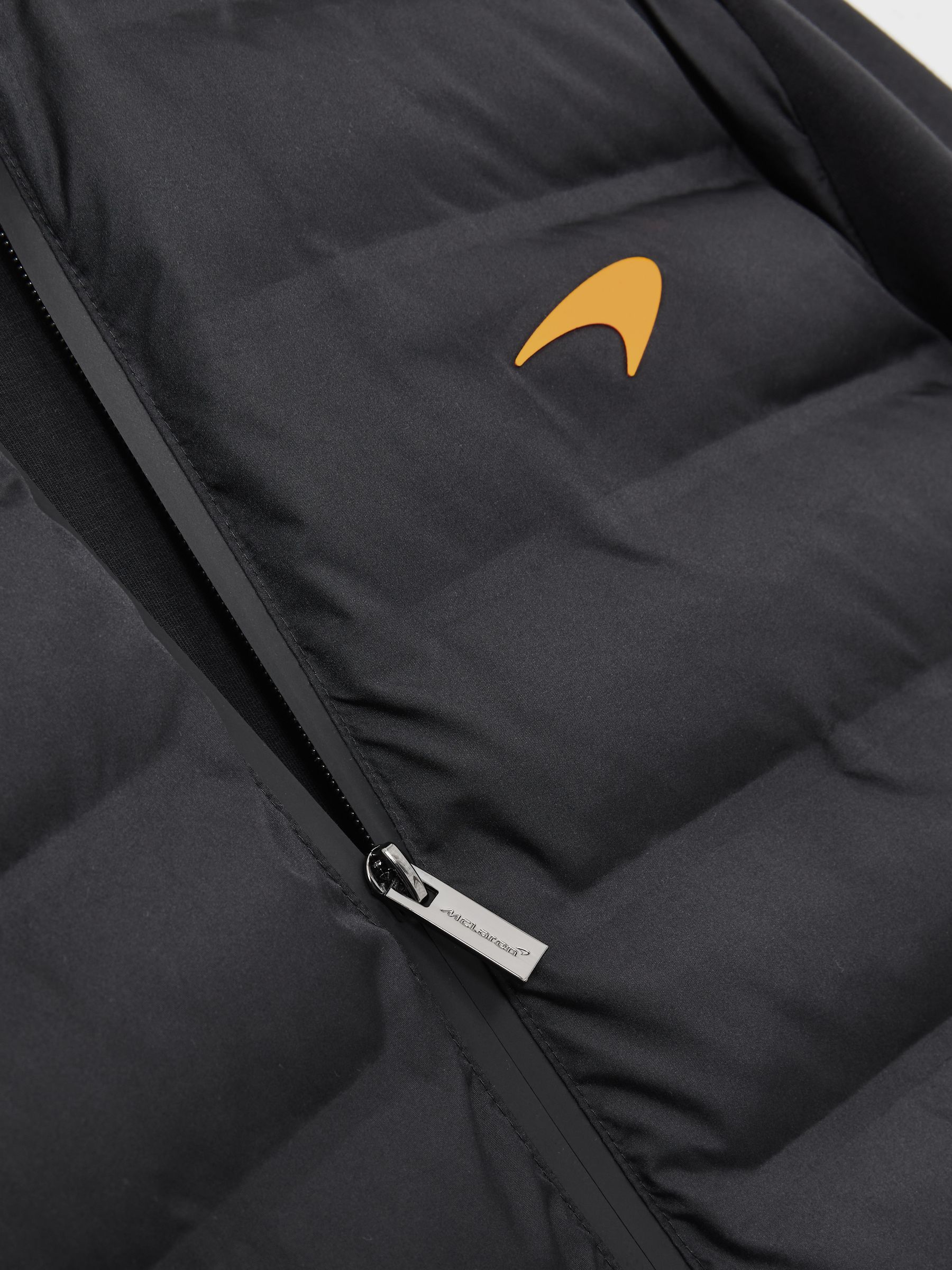 McLaren F1 Team Quilted Hybrid Jacket in Black - Image 6 of 8