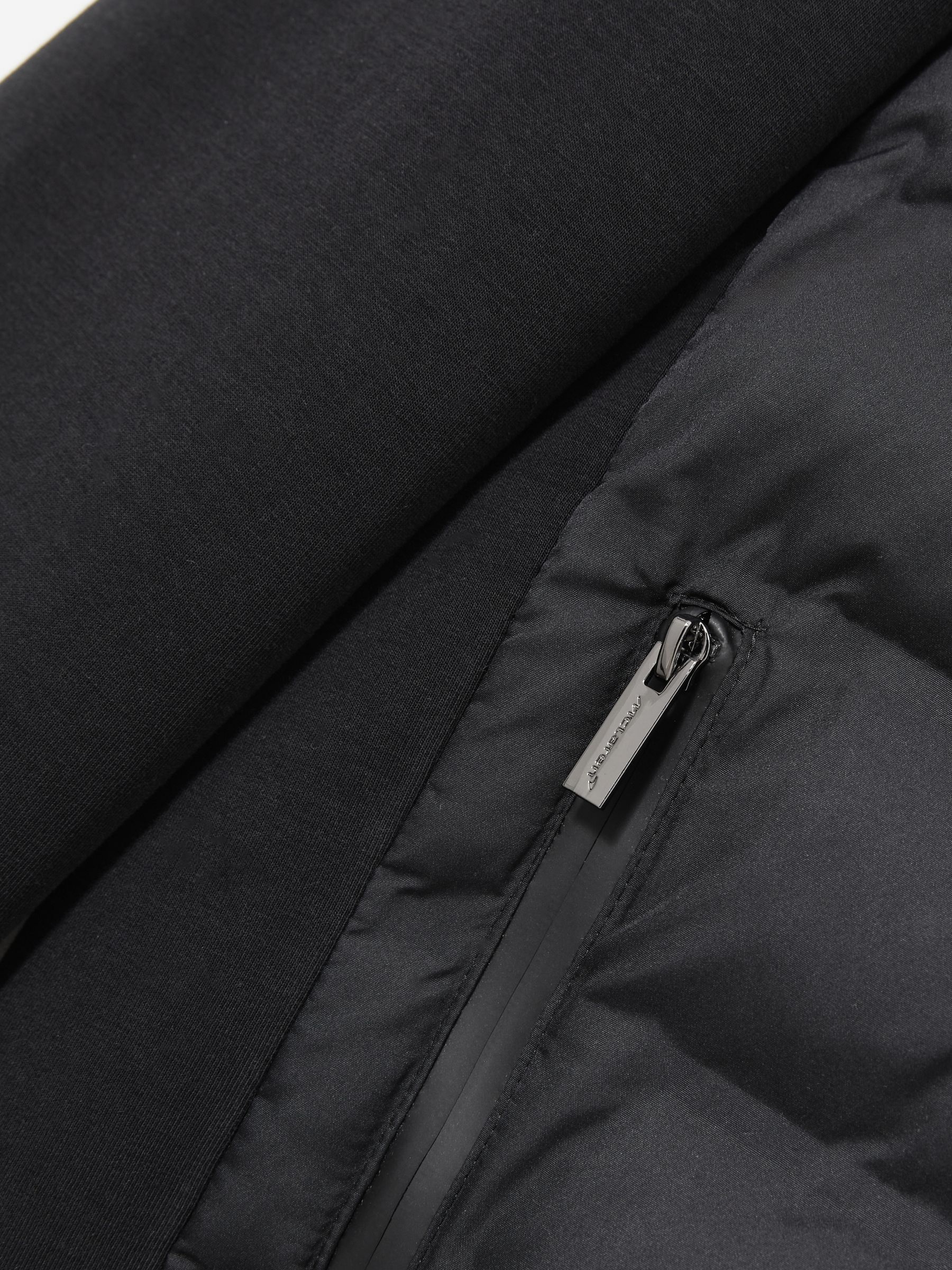 McLaren F1 Team Quilted Hybrid Jacket in Black - Image 7 of 8