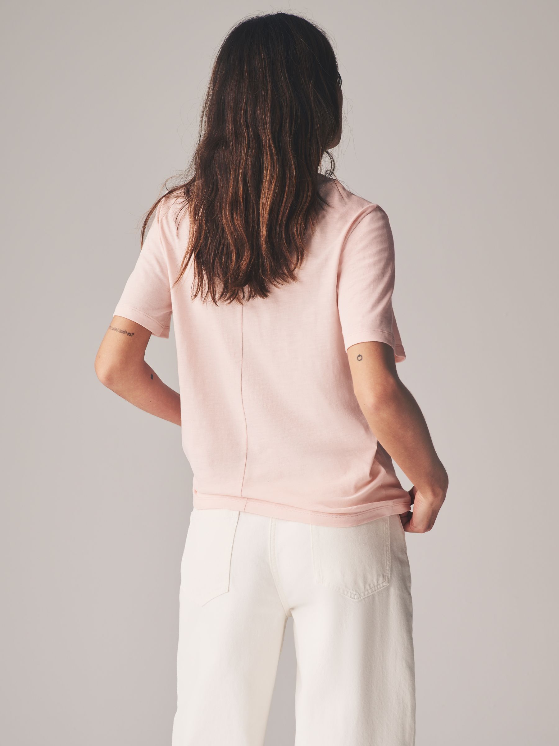 4 Pack 100% Cotton Slub Crew Neck T-Shirts - Image 3 of 7