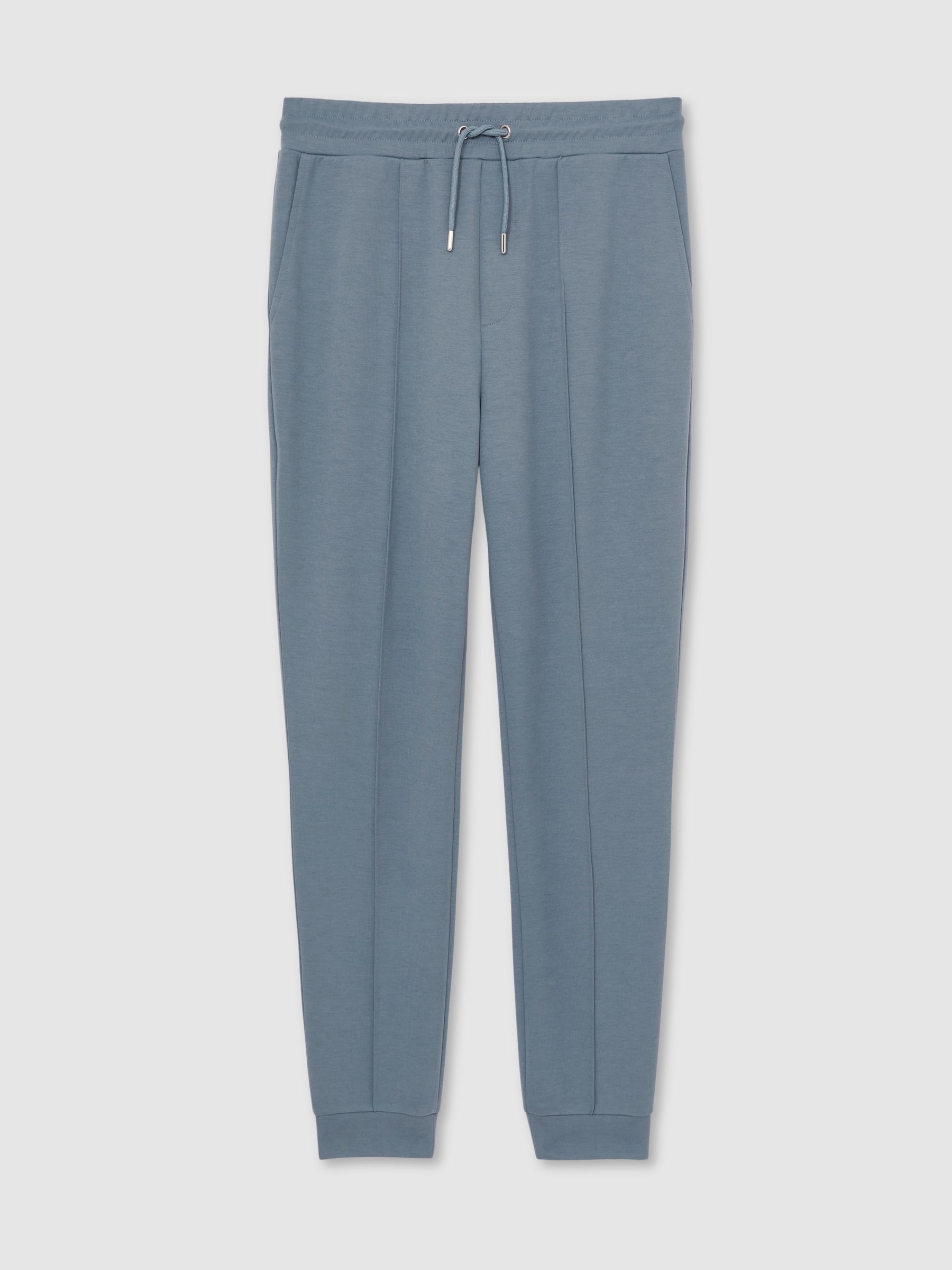 Drawstring Jersey Joggers in Airforce Blue - Image 2 of 6