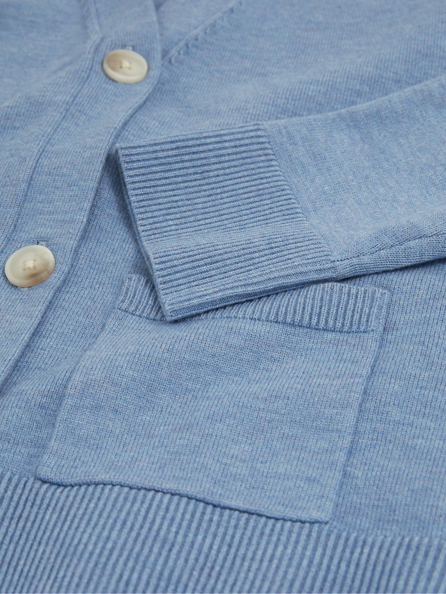 4-9 yrs Compact Knit Top And Cardigan Set in Blue - Image 5 of 6