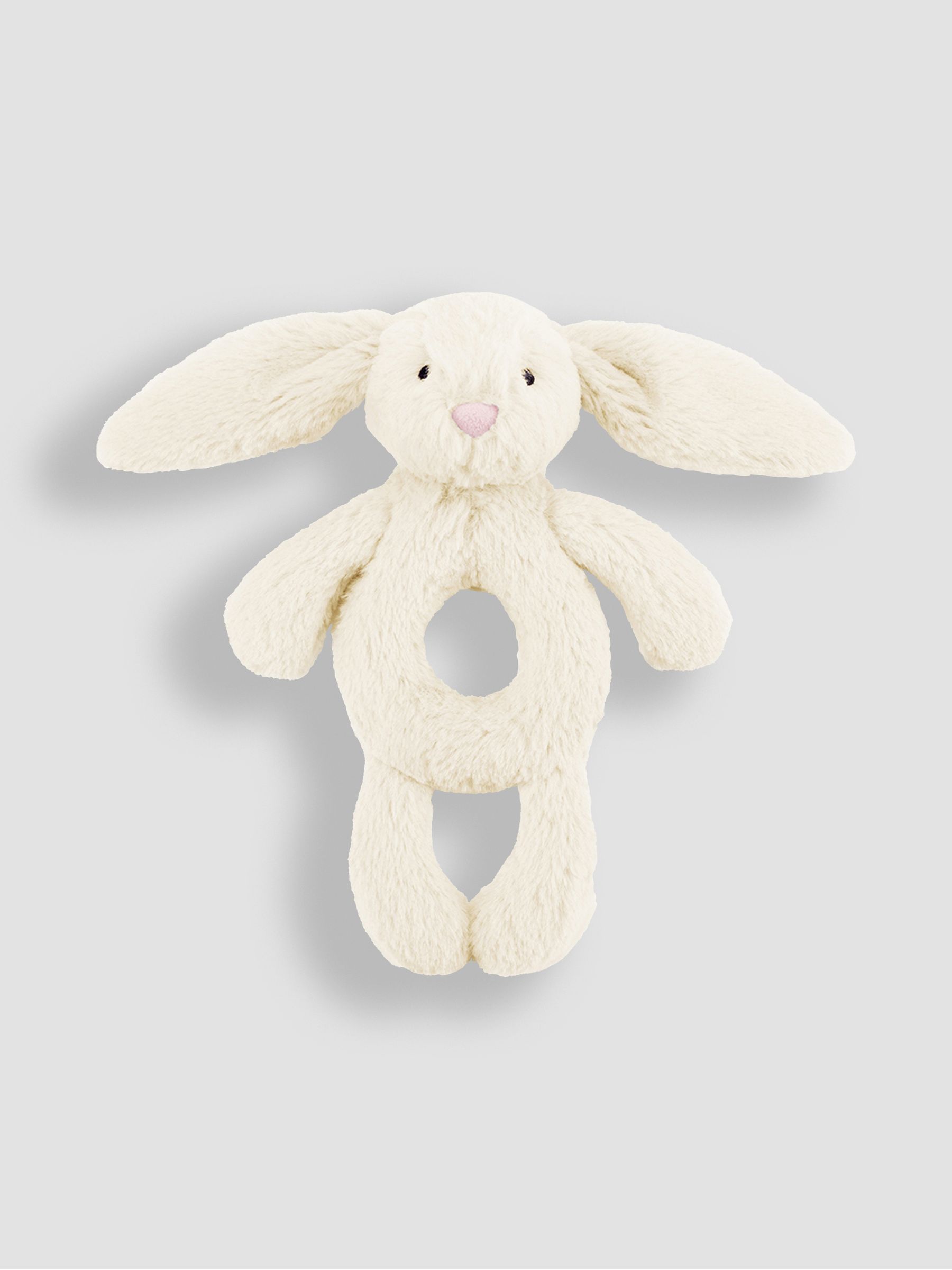 Jellycat Bashful Cream Bunny Ring Rattle - Image 1 of 4