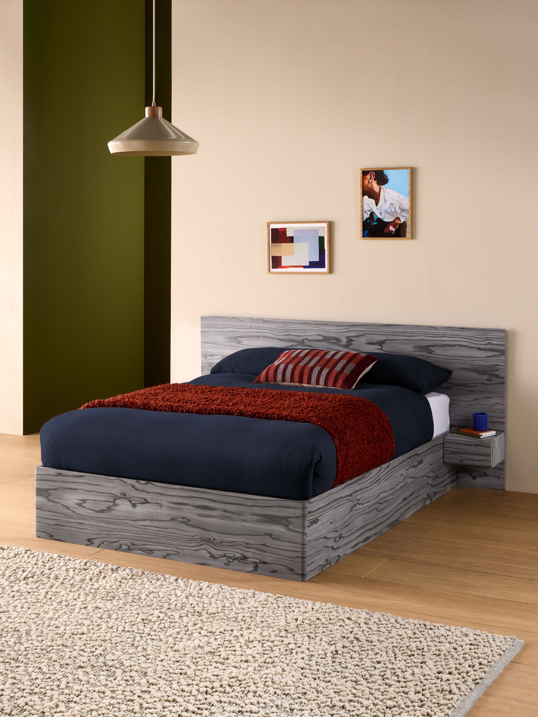 Grey Pine Effect Zeke Ottoman Storage Bed Bed - Image 1 of 5